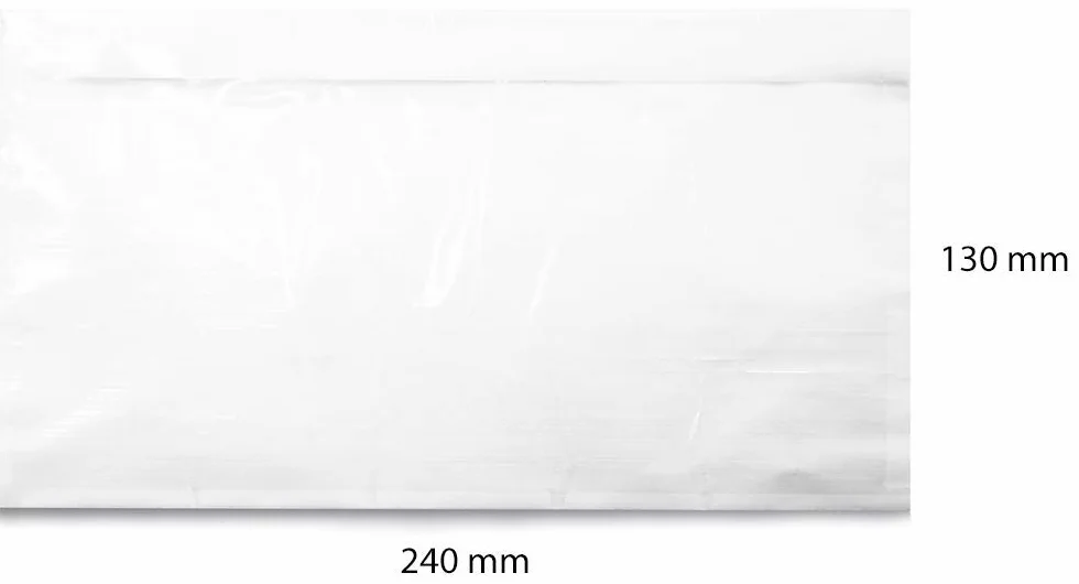 250 x TPS247 - Sobres Portadocumentos Adhesivos para Documentos (formato DIN largo, autoadhesivos, 250 unidades), transparente