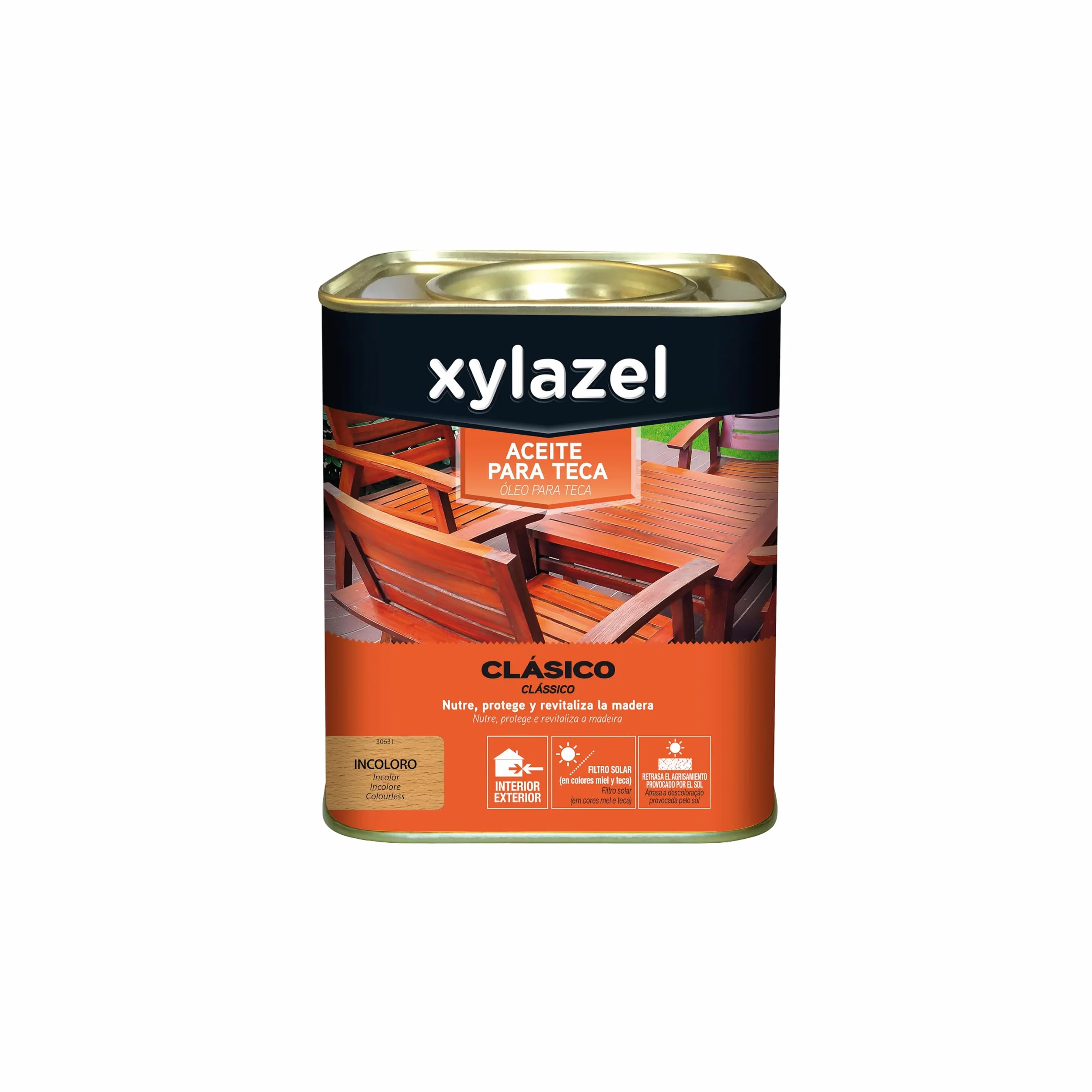 XYLAZEL ACEITE PARA TECA Incoloro 2,5L