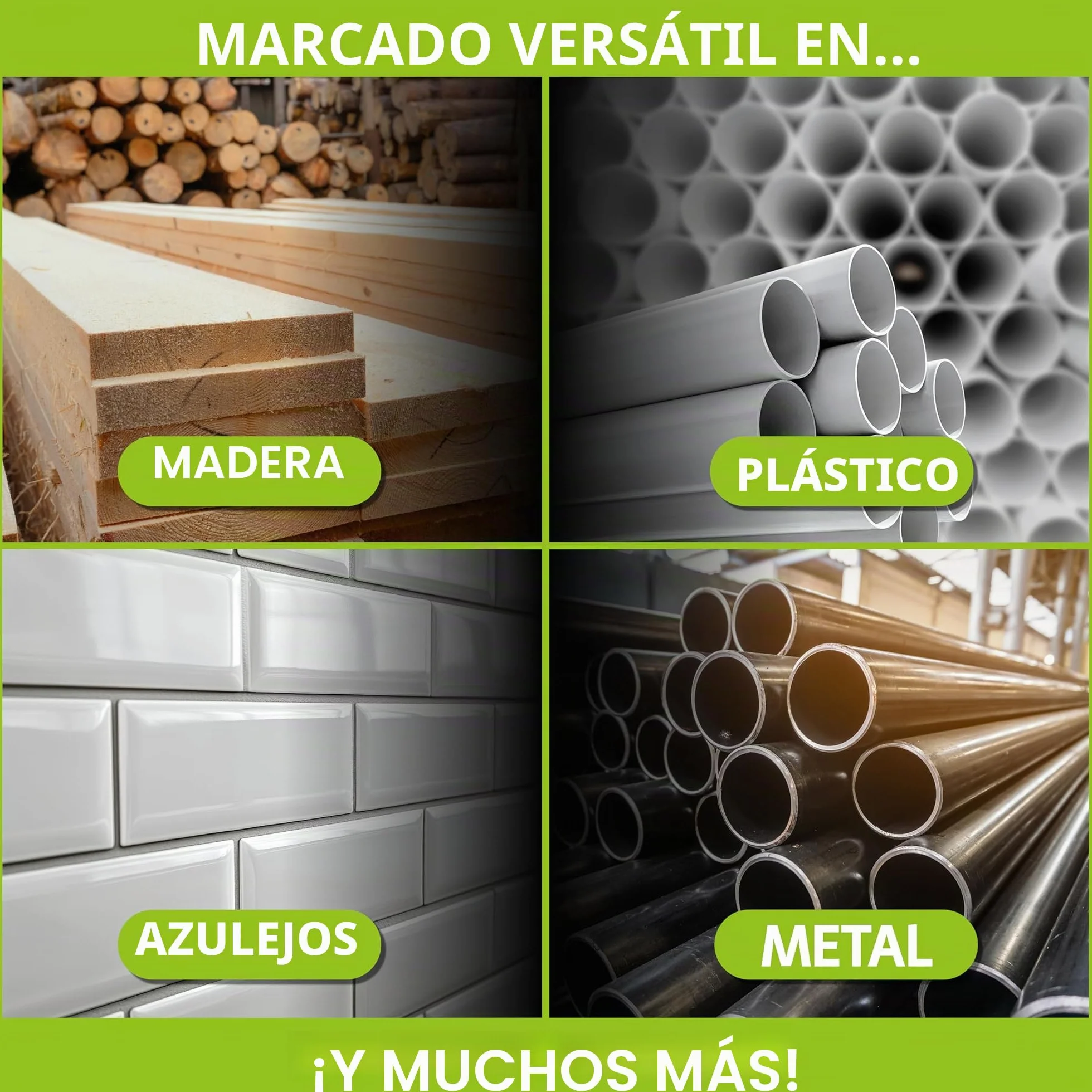 Tracer ProScribe APST2 | Herramienta de Trazado Multifunción con Gramil, Lápiz de Agujero Profundo y Estuche | +15 Aplicaciones | Carpinteros, Albañiles | Madera, Metal, Plástico