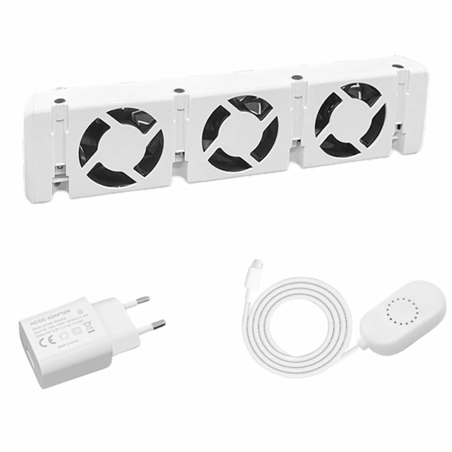 AVOID Ventilador de Radiador - Ventilador de Calefacción de Bajo Consumo Para Radiadores | Ahorre en el Consumo de Gas y Mejore La Distribución Del Calor con Cargador y Accesorios | Conjunto mono
