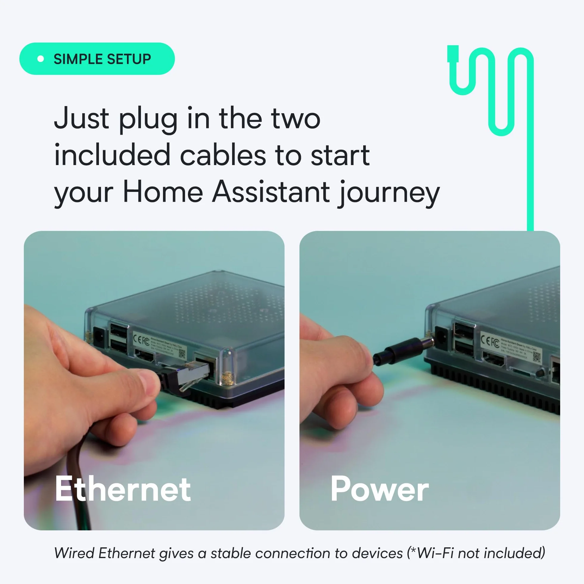 Nabu Casa Home Assistant Verde | Centro de hogar Inteligente con automatización Avanzada | Hardware Oficial de Home Assistant