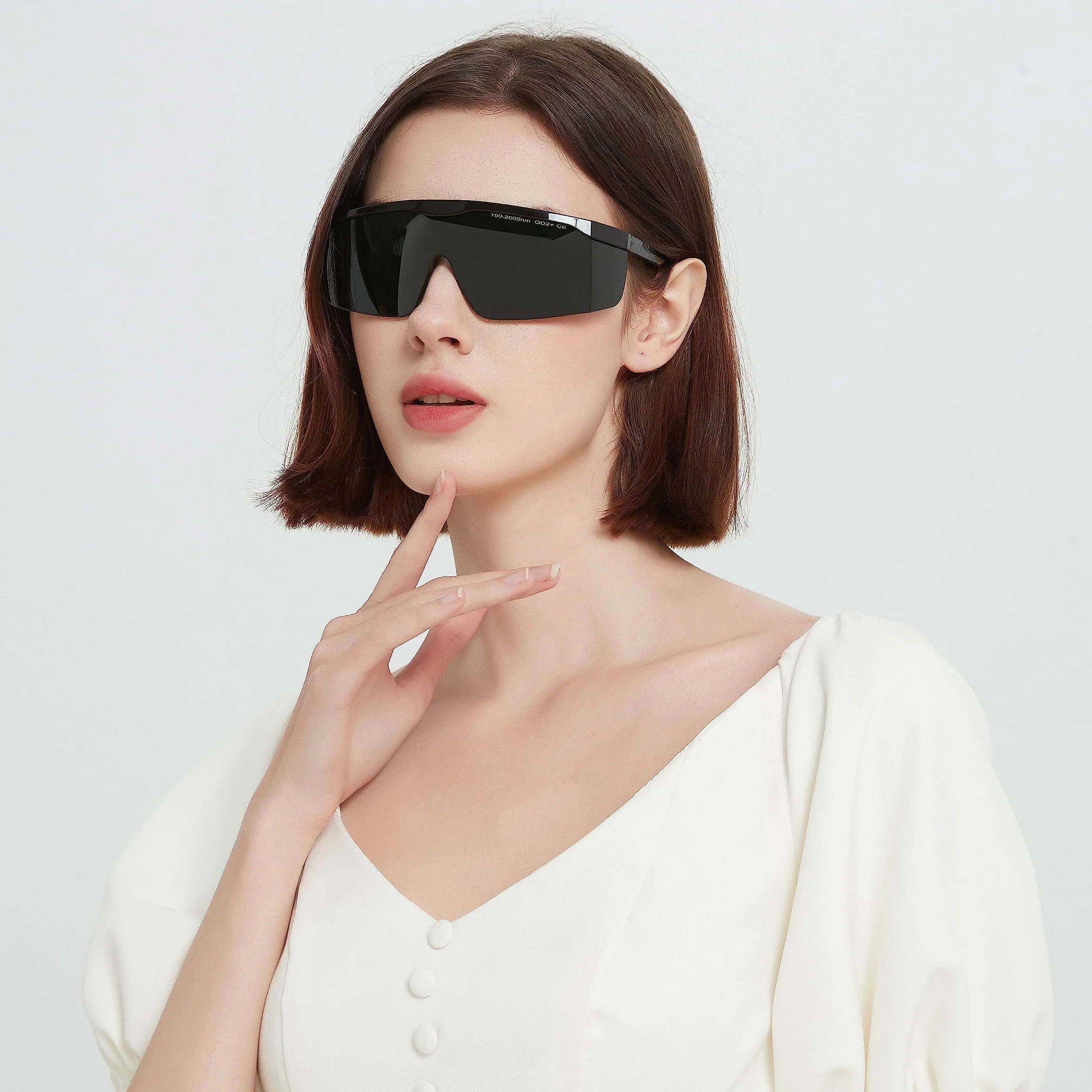 Alsenor IPL - Gafas de seguridad láser de 190 nm-2000 nm para operador de cosmetología láser, protección ocular y tratamiento de depilación láser