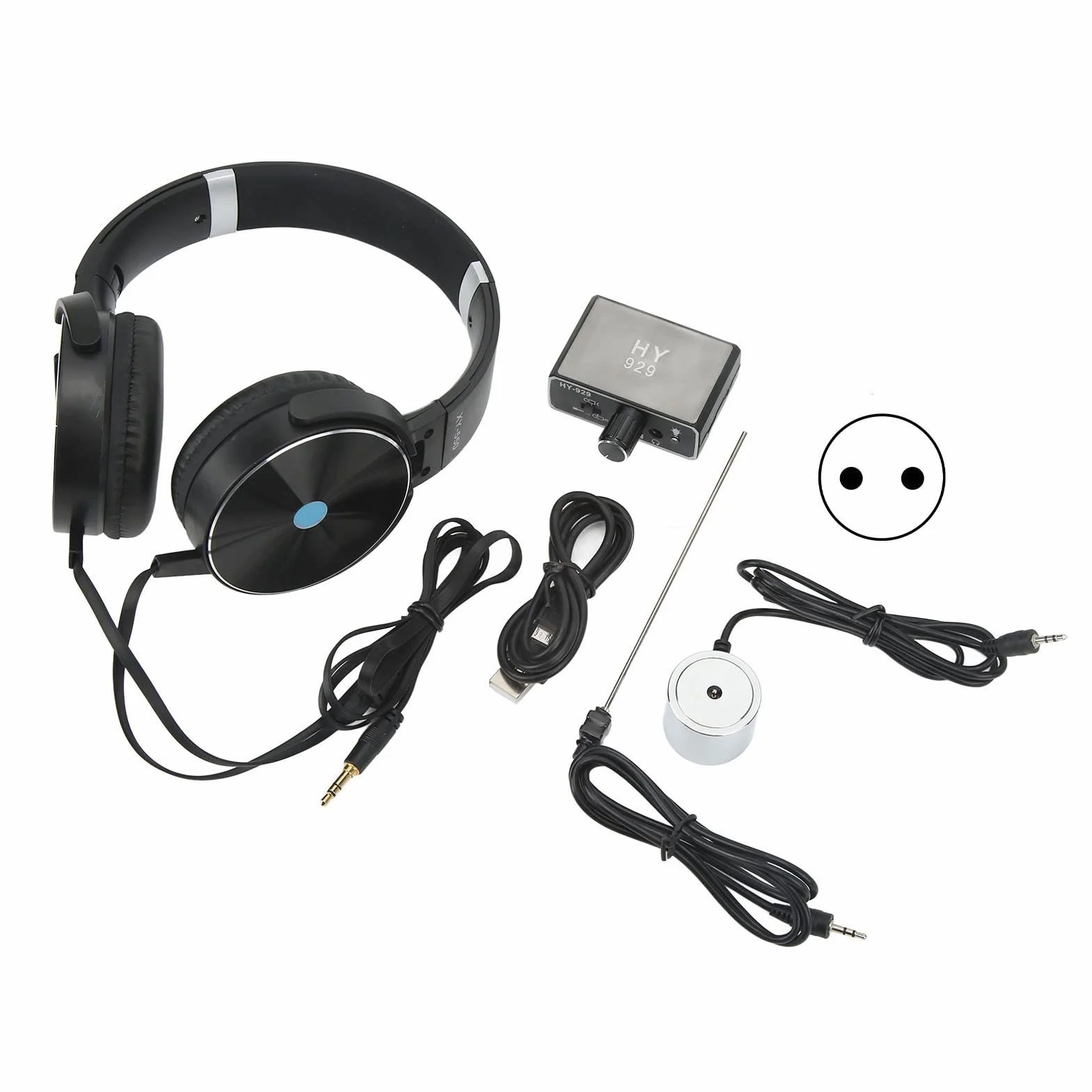 Monitor de Fugas de Agua Kit de DeteccióN de Fugas de Agua Recargable de Alta Resistencia Aumento de 20000x para Sitio de ConstruccióN AC100-240V (Enchufe de la UE)