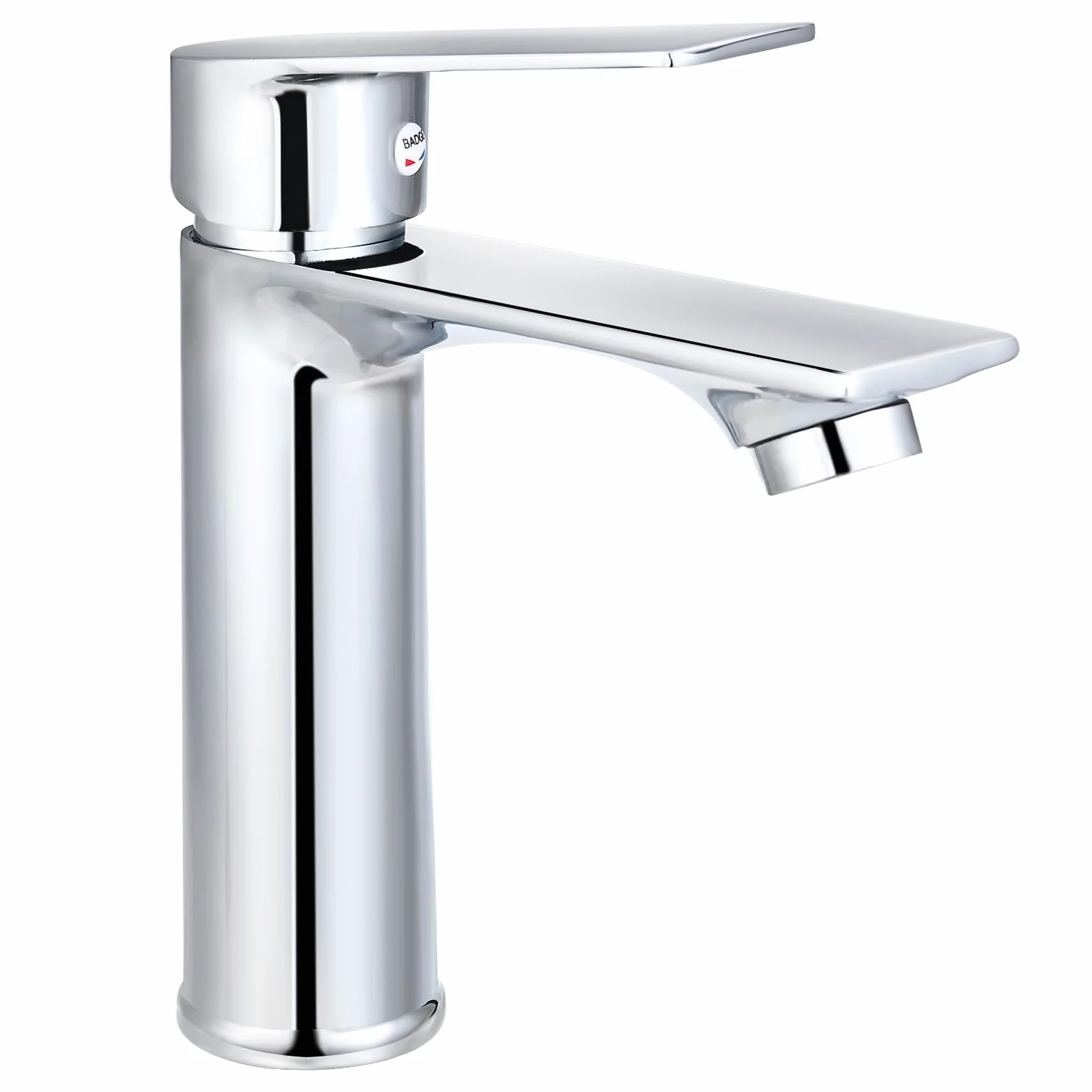 Cieex Grifo Lavabo Cromado Grifo de Baño Grifo Monomando de Lavabo Duradero Fácil Instalación