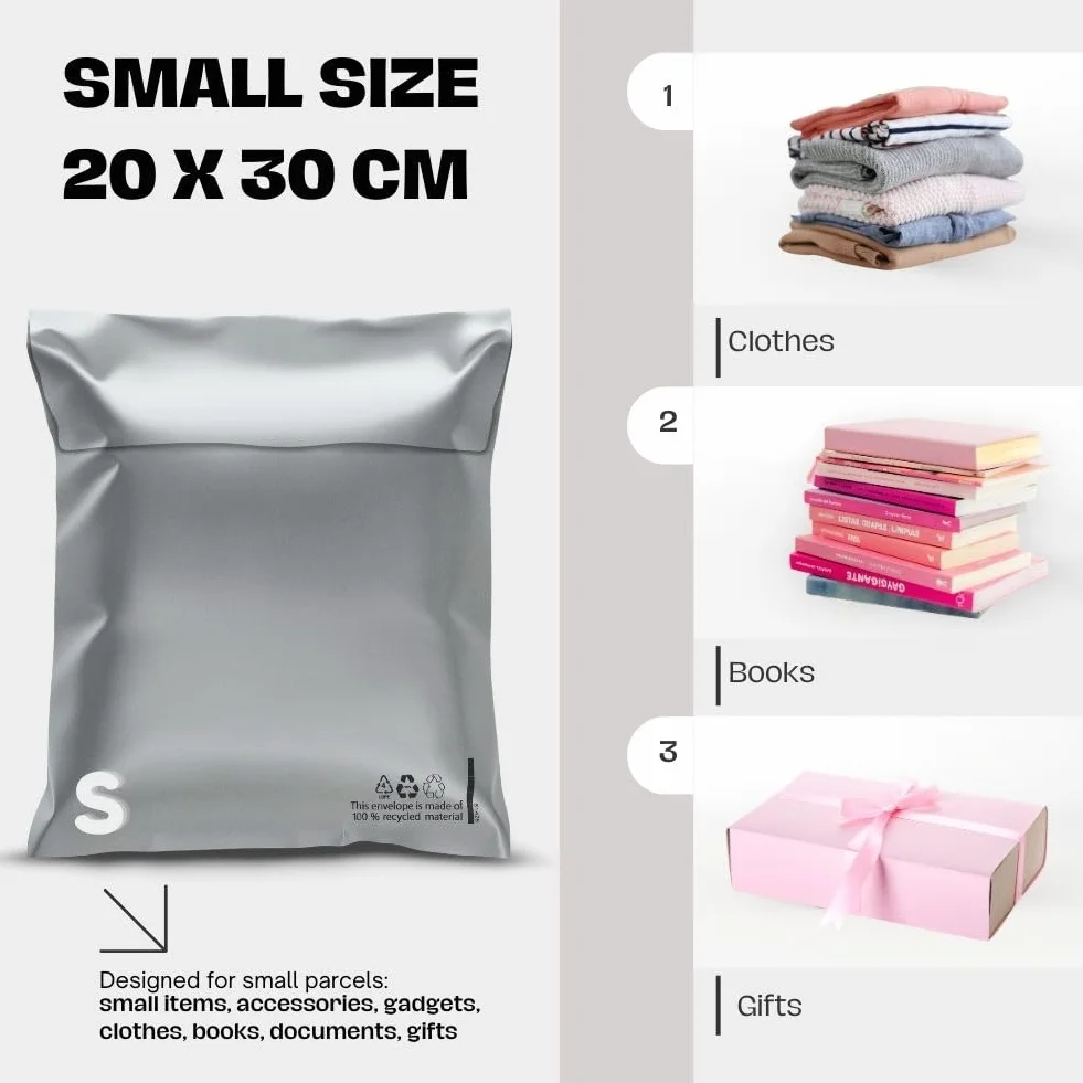 RAGO Juego de 30 piezas Bolsas envio Vinted S-10 M-10 L-10 Sobres Envios Embalaje para envíos