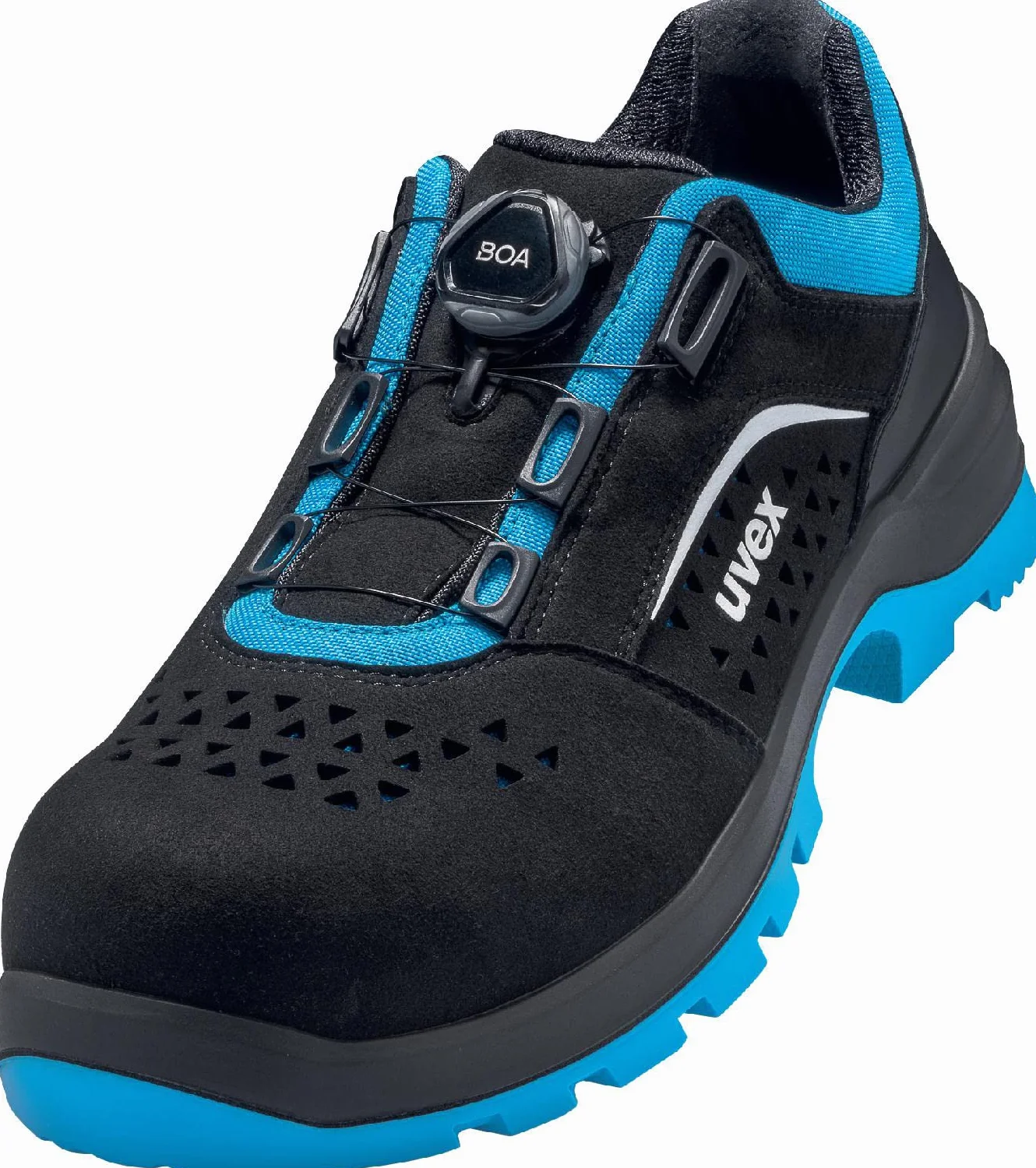 Uvex 2 Xenova 9553241 2 xenova® 9553241 ESD Sandalias de Seguridad S1P (UE): 41 Negro, Azul, 1 par, duraderas y resistentesHombre