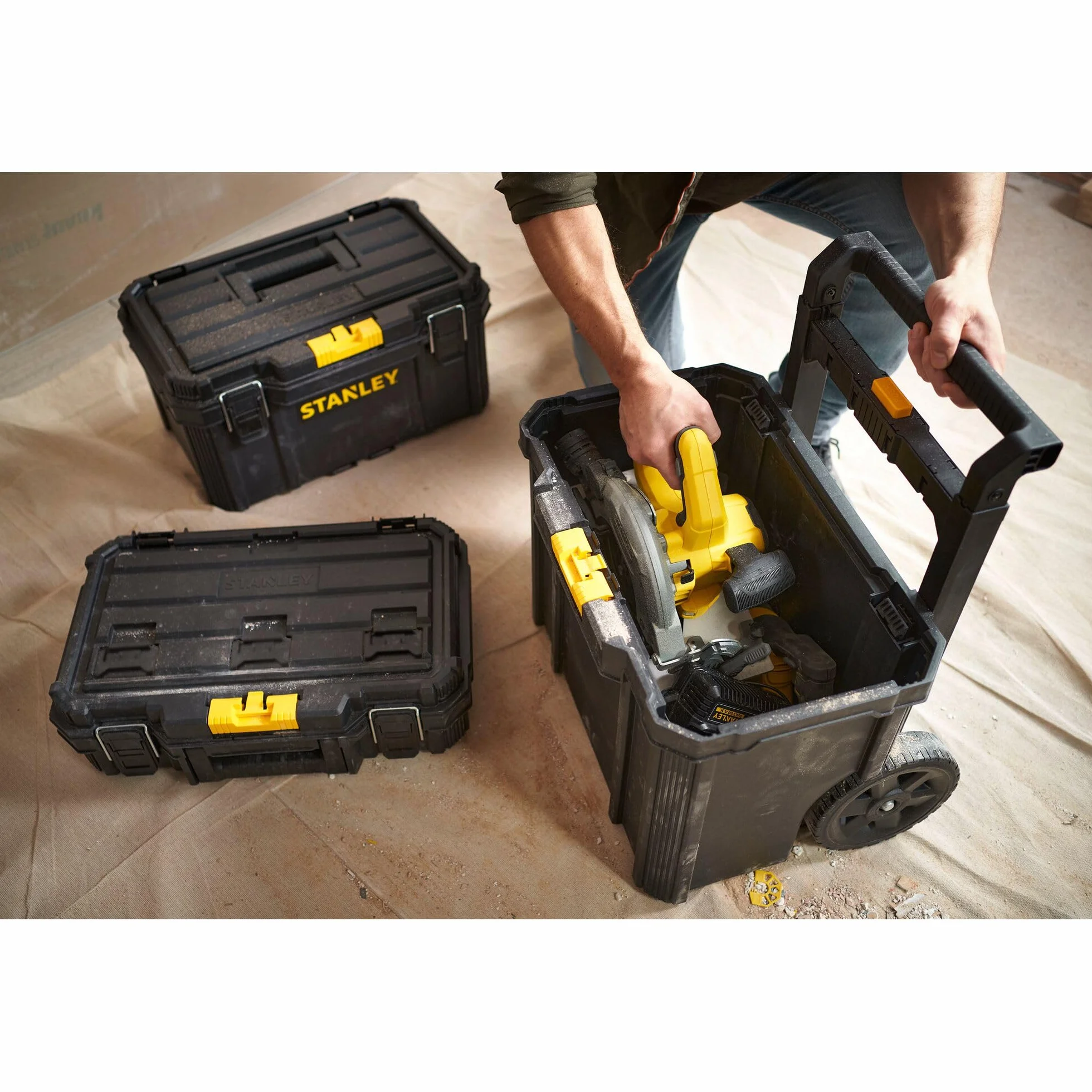 STANLEY Caja de Herramientas Modular 3 en 1 con Ruedas, STST83319-1