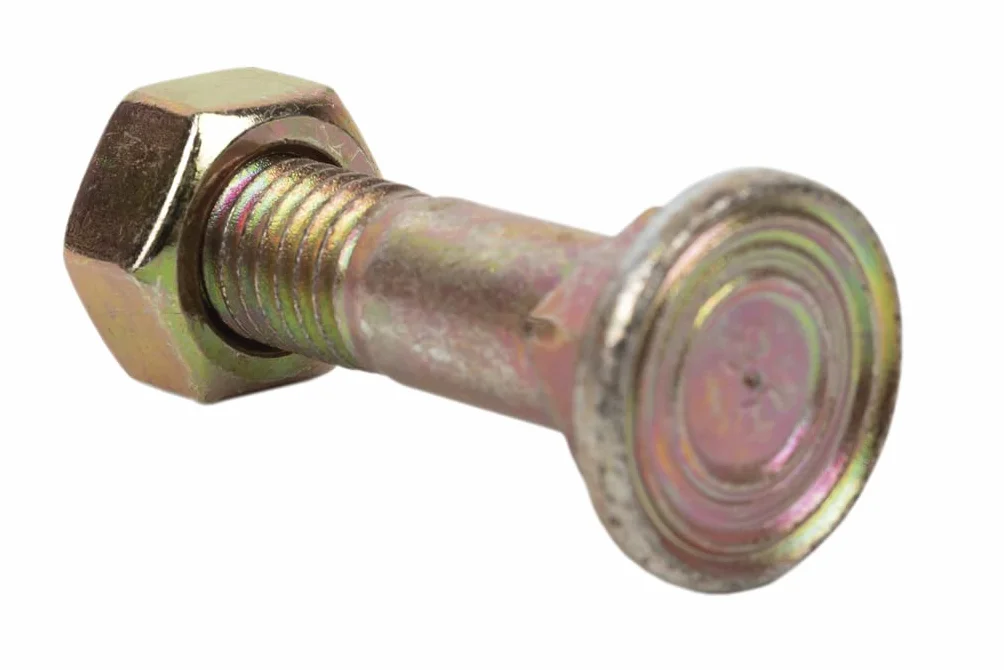 Cofan Tornillo de arado DIN 608 | Cuello cuadrado | Tuerca hexagonal DIN 934 incluida | Clase 8.8 | M7/16 x 50