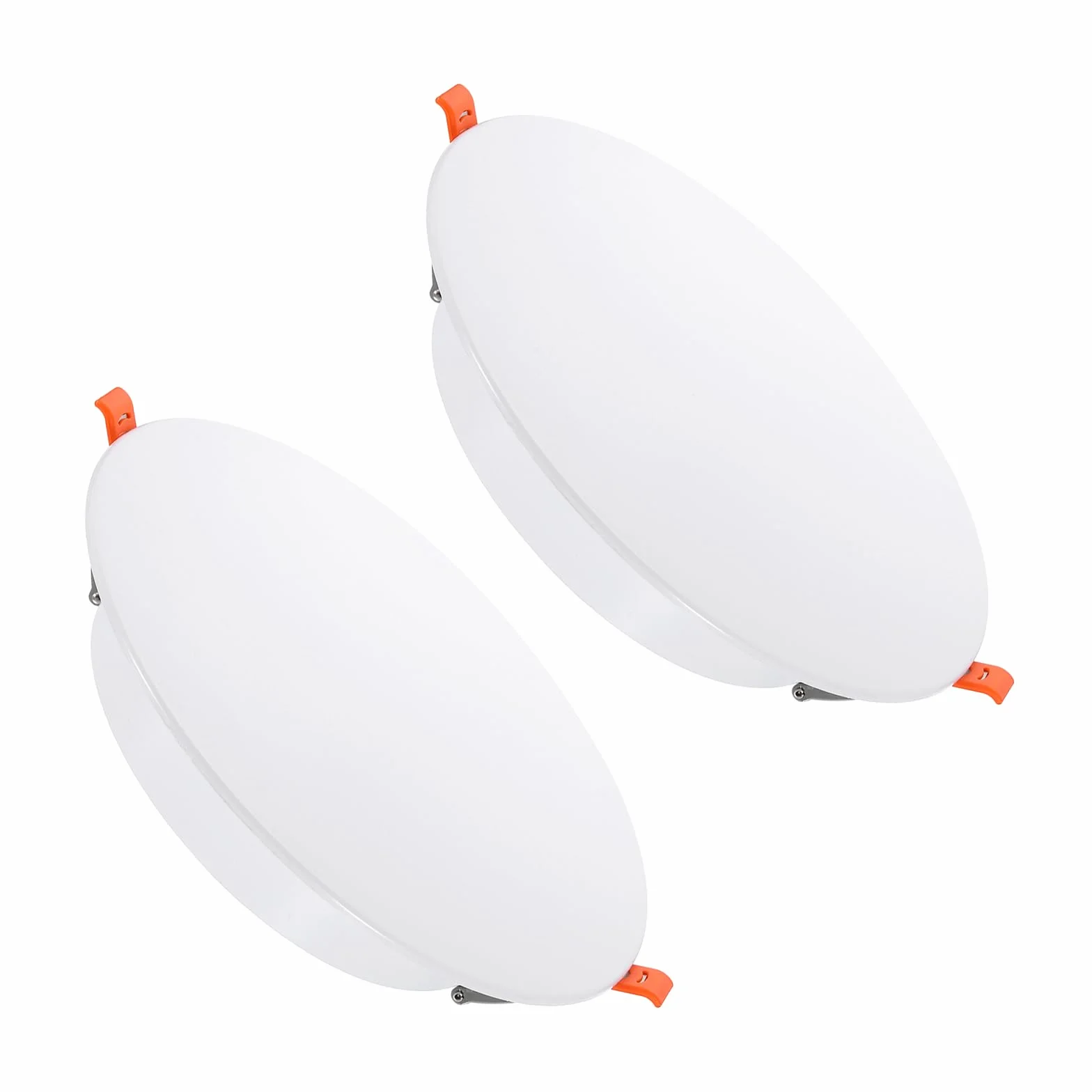 PATIKIL Paquete De 2 Placa De Cubierta De Agujero 230 mm / 9" Blanco | De Techo Con Resorte, De Diámetro, Para Agujeros De Downlight, Para Aberturas Redondas De 7-8.7" En Techos
