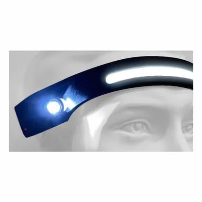 Blinker - Lámpara Frontal LED COB Recargable Wählen - 2 en 1 con Luz Frontal 230° y Linterna Lateral - Sensor de Movimiento y Protección IPX4 - Autonomía hasta 8 Horas - 97 g