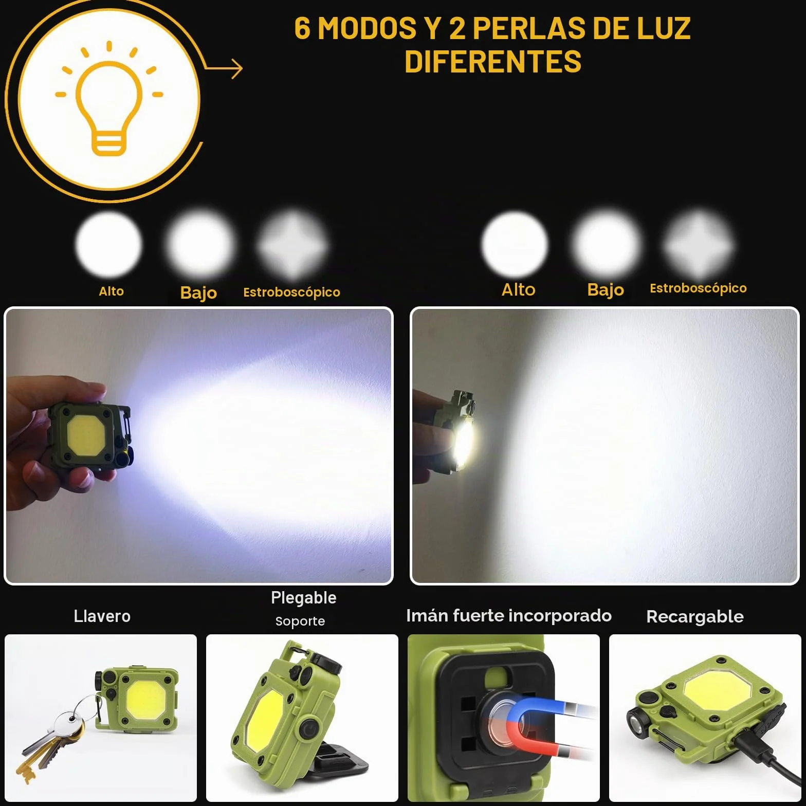 Linternas LED Alta Potencia, 1,000,000 Lúmenes Linterna Recargable Potente Largo Alcance, Linterna Tactica Policial, XHQ99.2 Flashlight De Alta Luminosidad Para Emergencia Camping Regalo
