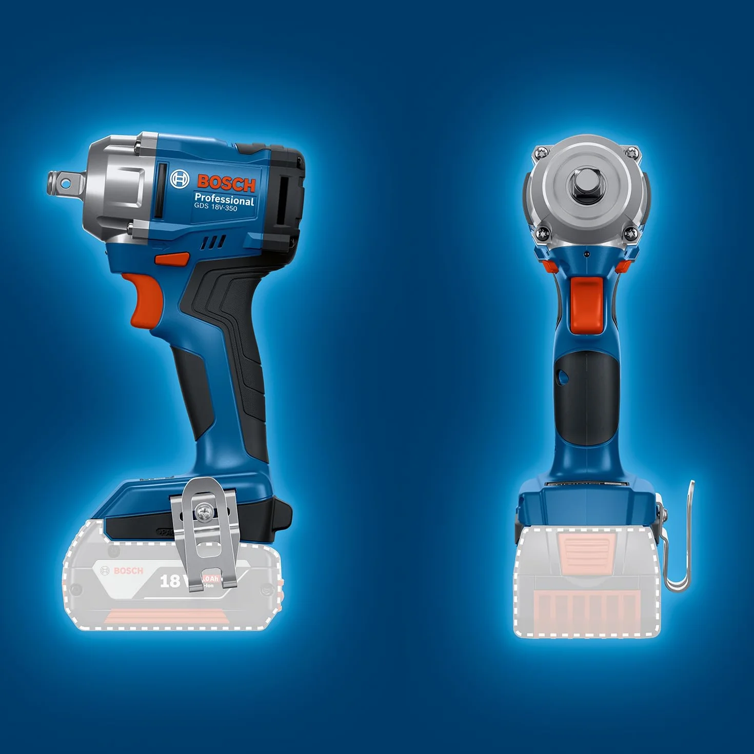 Bosch Professional 18V System llave de impacto a batería GDS 18V-350 (incl. L-BOXX)