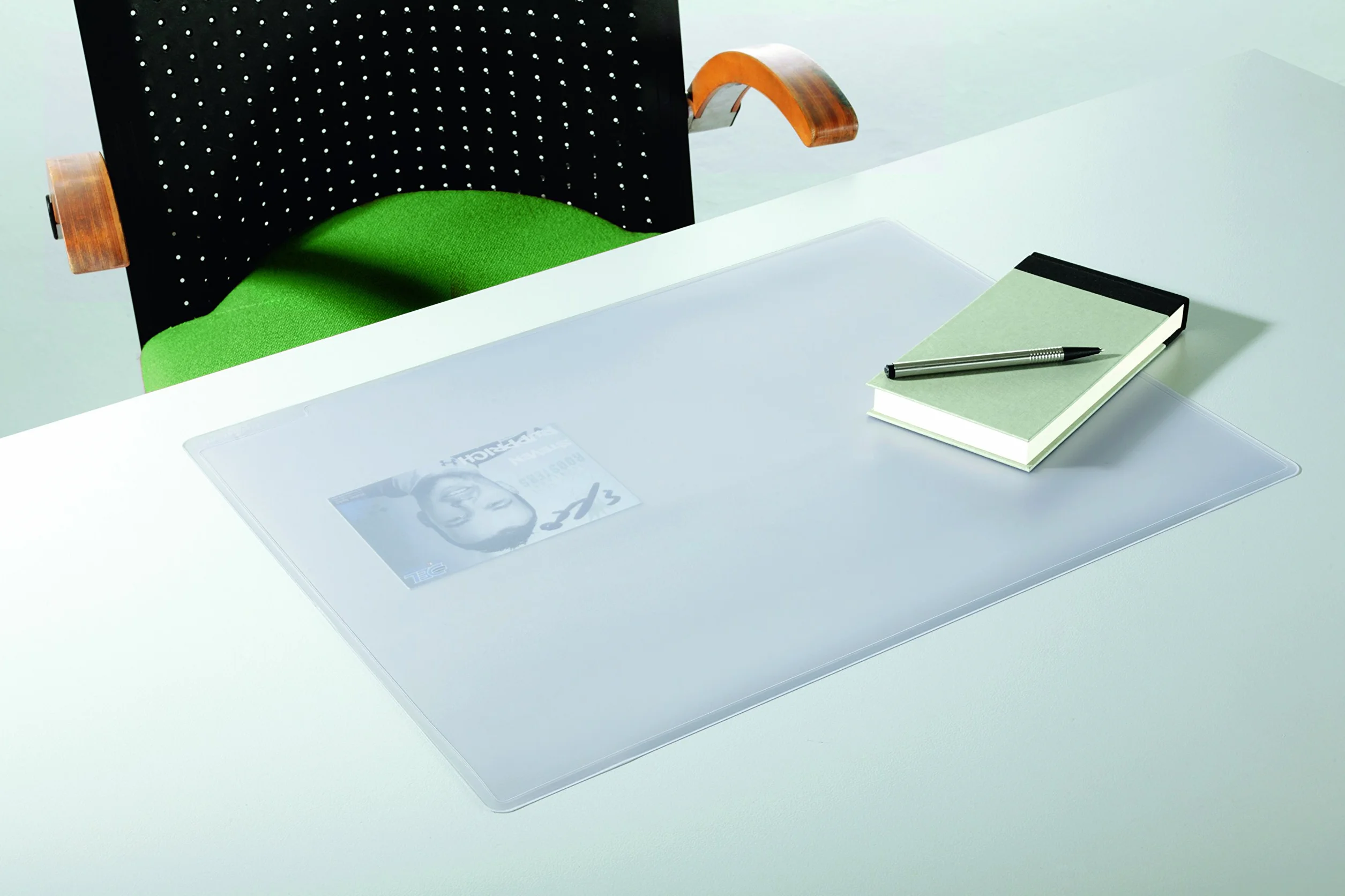 DURAGLAS 711319 Vade de escritorio 650x500 mm transparente