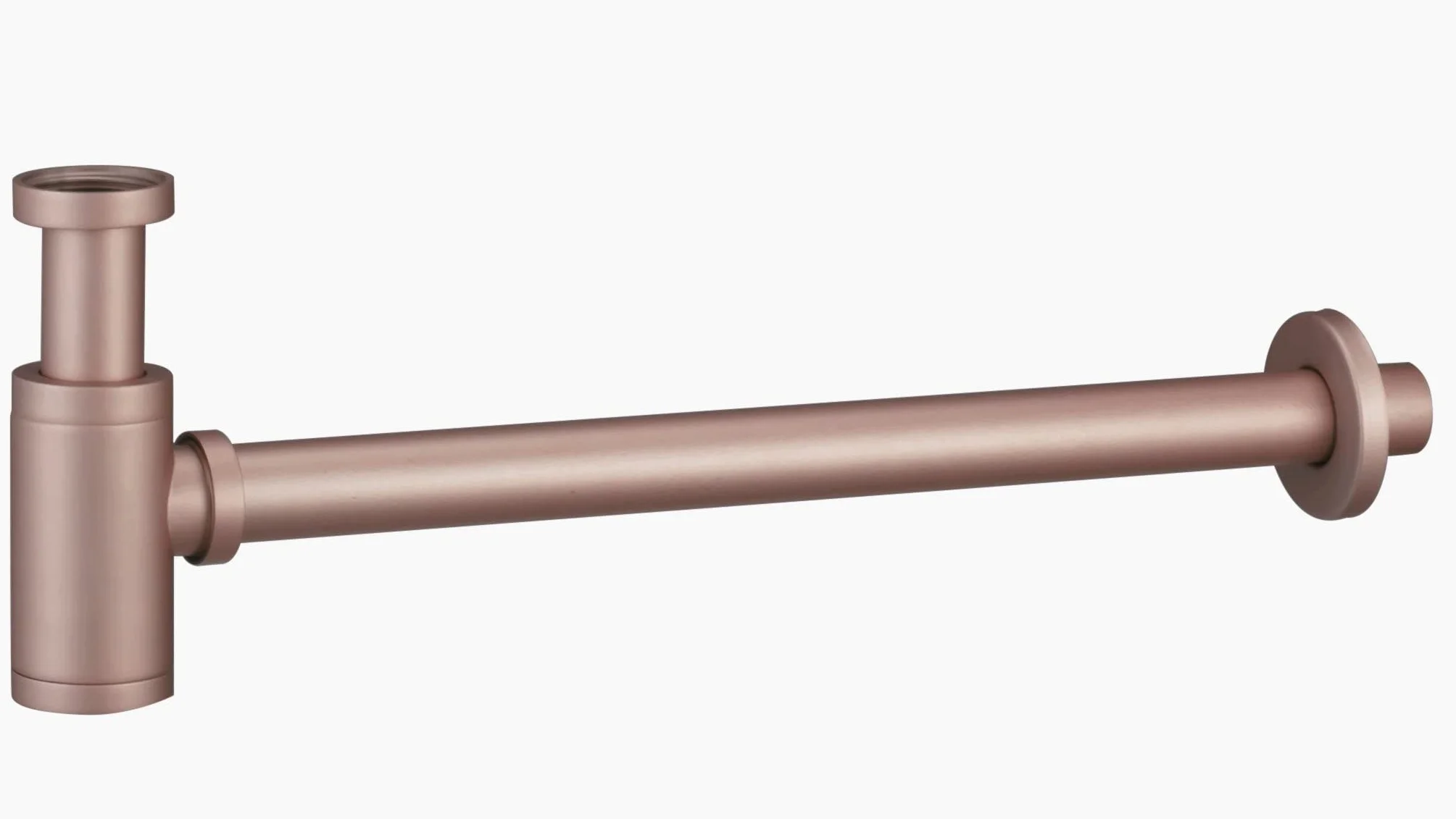 IMEX SCL002/ORC Sifón Redondo Oro Rosa Cepillado