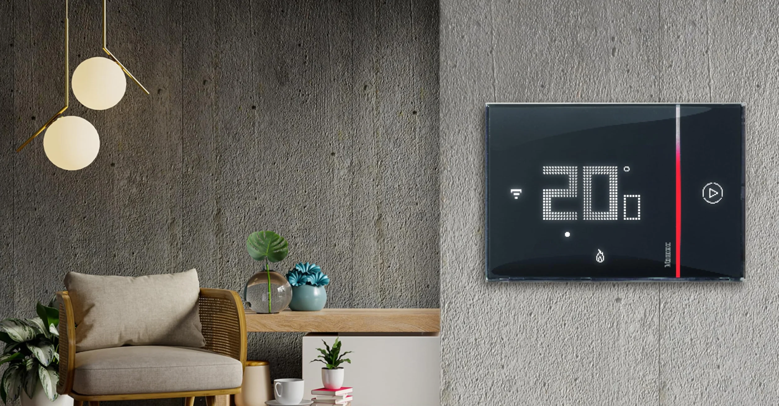 Termostato BTICINO Smarther With Netatmo XG8002 de empotrar Negro