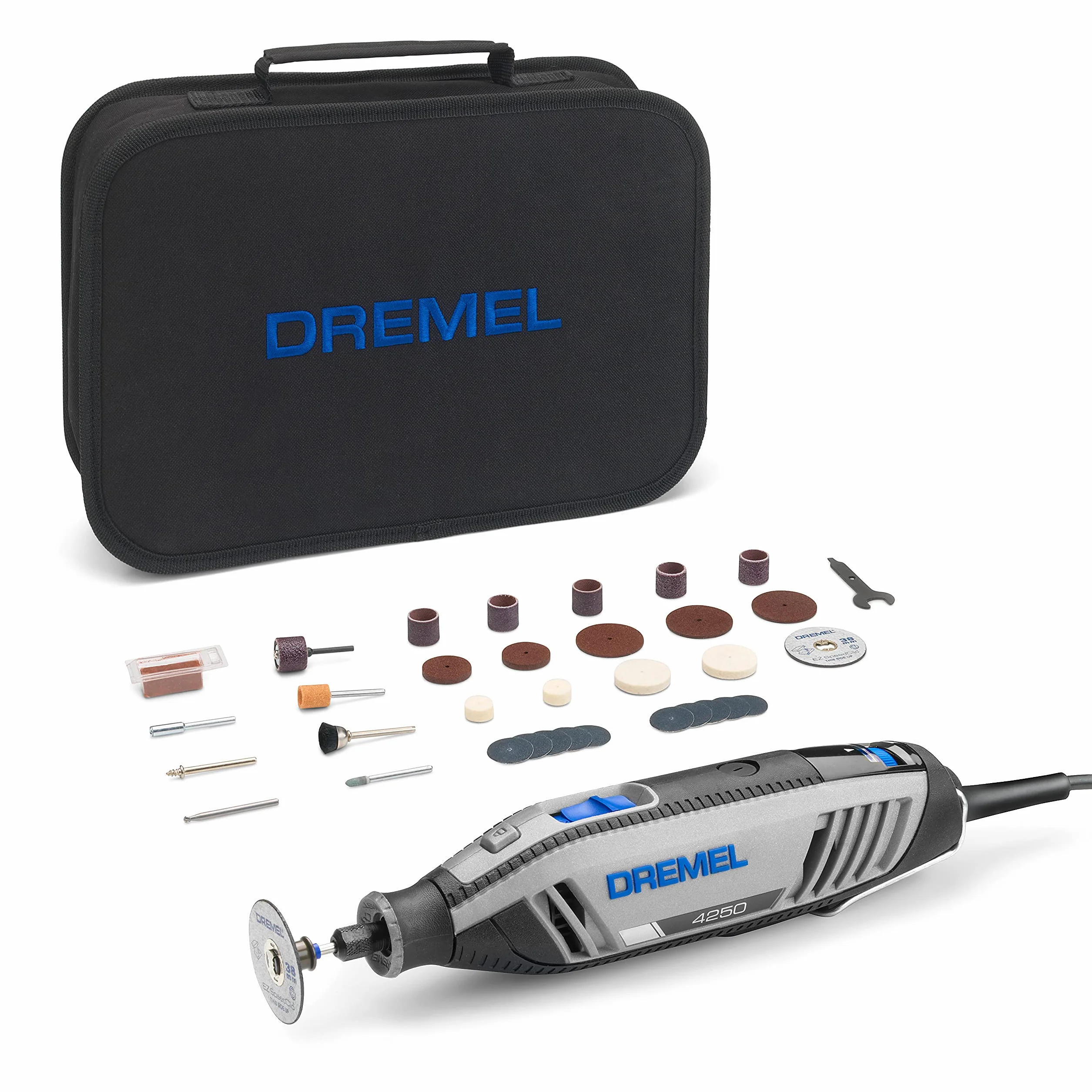 Dremel 4250 Herramienta rotativa 175 W kit con 35 accesorios velocidad variable 5000-35000 rpm