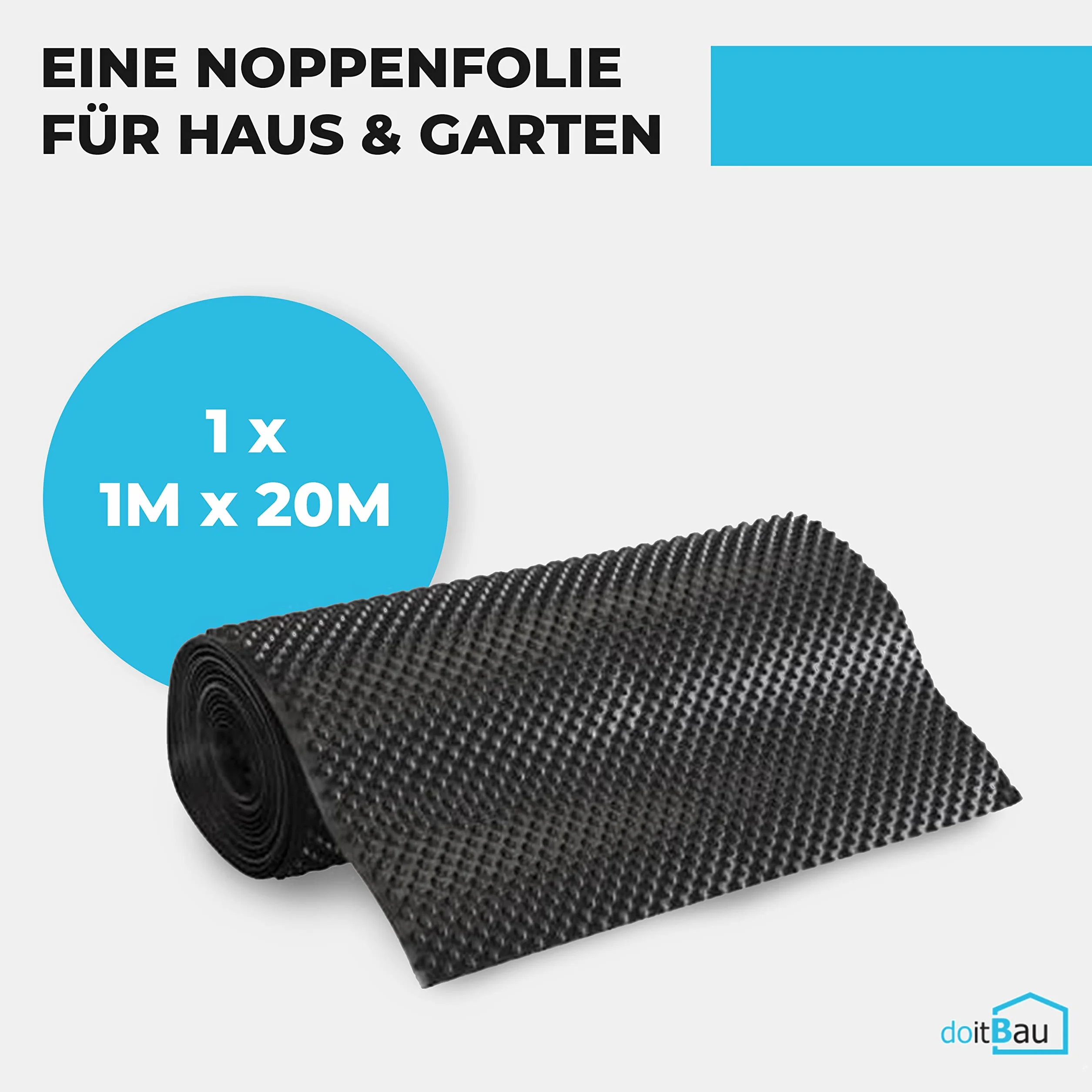 corrugada Tren 1 m x 20 m 20 m² derBaumarkt24 – corrugada pantalla drenaje