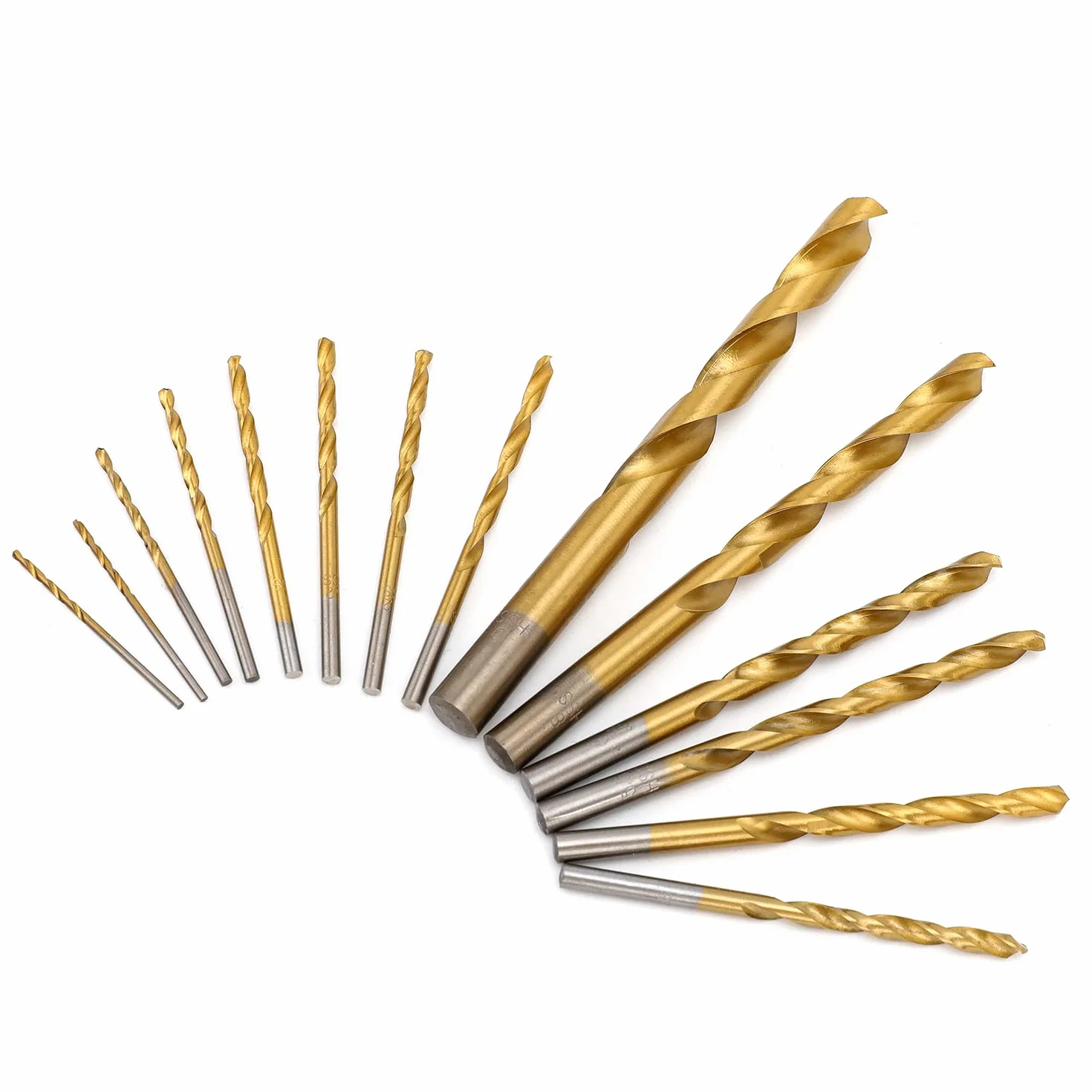 Amazon Basics Juego de brocas de HSS para metal, madera y plástico, 14 piezas, 1,5-10 mm