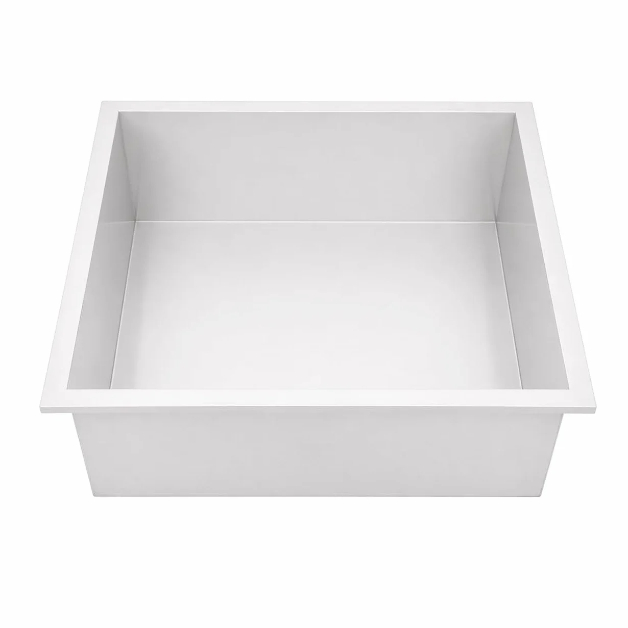 MEDIMEX - Hornacina Ducha Empotrable Atlantic HOR001 Nicho Baño Acero Inoxidable 304 | Cuadrada 33x33 cm Profundidad 10 cm, Estante Organizador Reforma Pared | 6 Acabados Premium (Blanco Mate)