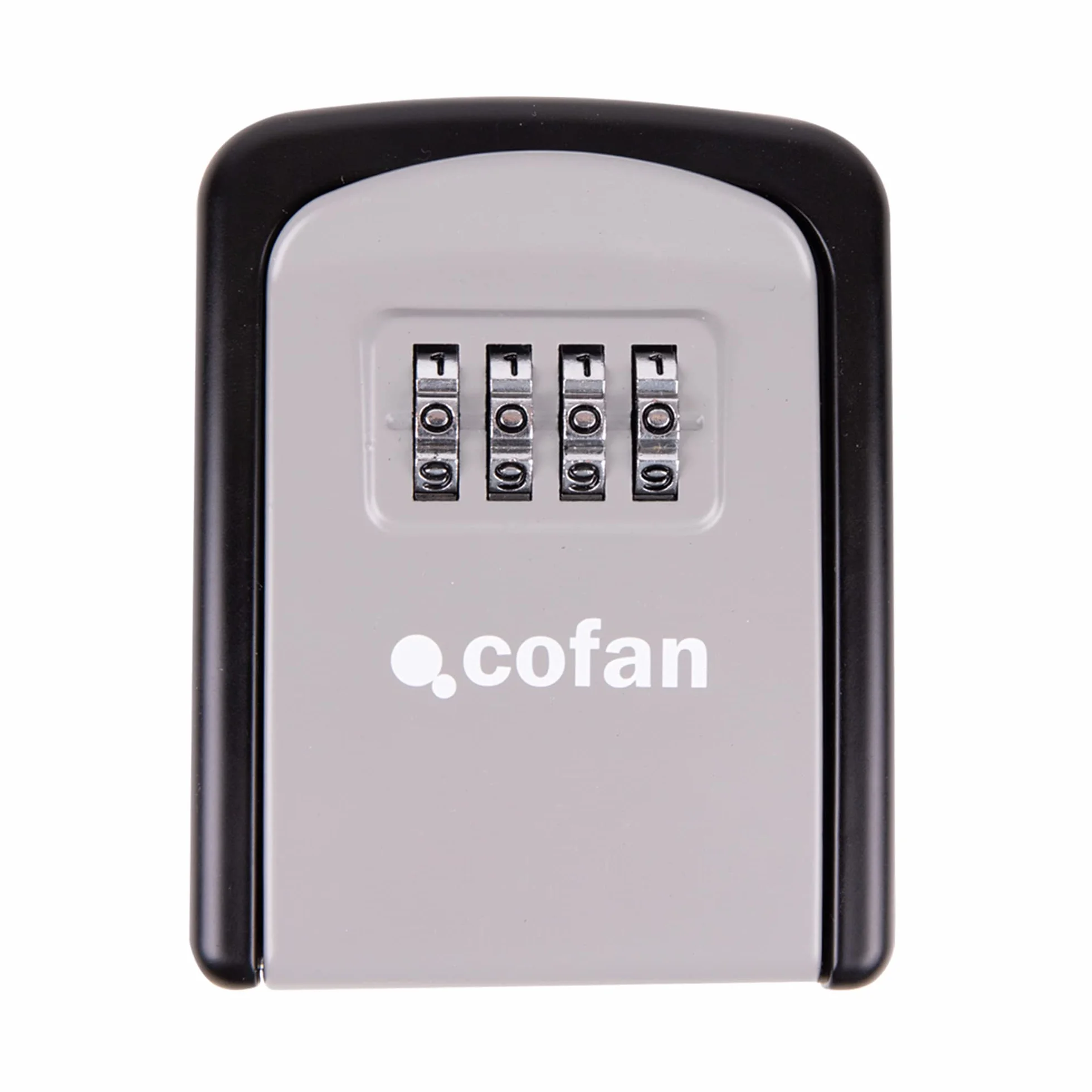 Cofan Caja de Seguridad para Llaves | Combinación de 4 virolas modificable | Caja de Seguridad para Pared