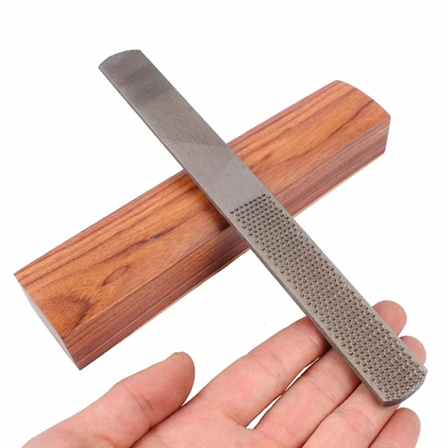 Lima de Metal 4 en 1, escofina de madera de 8 ''/200mm de acero for carpintero, lima de madera DIY, herramienta manual for carpintería