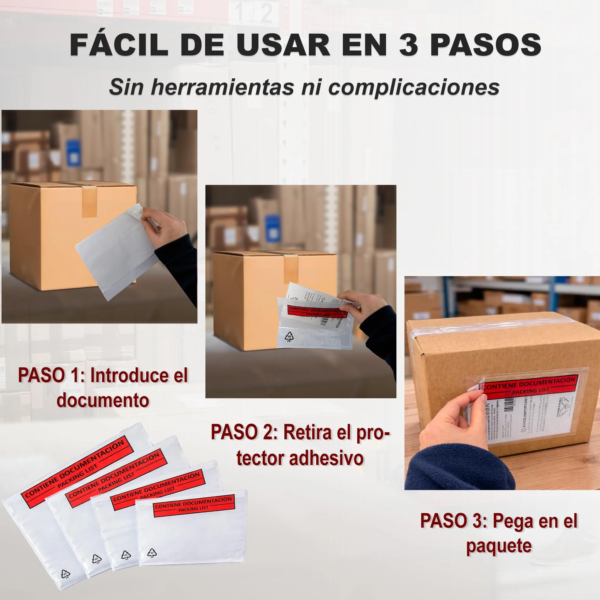 Sobres Papel A6 Portadocumentos Adhesivo 175x132mm 100 Unidades