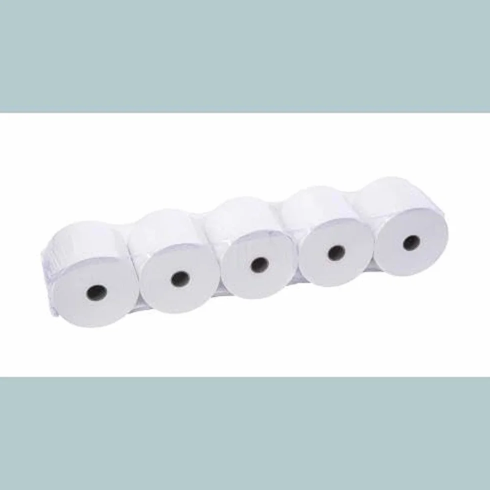 GENIE 11175 - Rollos de papel, 57x 40x 12 mm, Blanco, 5 Unidad ( Paquete de 1)