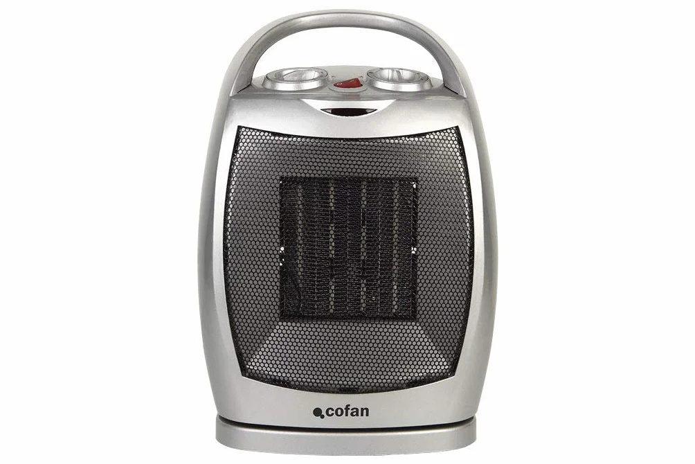 Cofan Termoventilador Eléctrico | Modelo Finlandia | Doble Función de Calor 750-1500 W | Calefactor Cerámico PTC