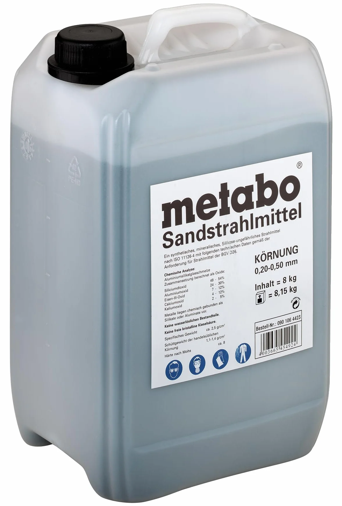 Metabo 901064423 - Arenado de granulación media, 0,2-0,5 mm
