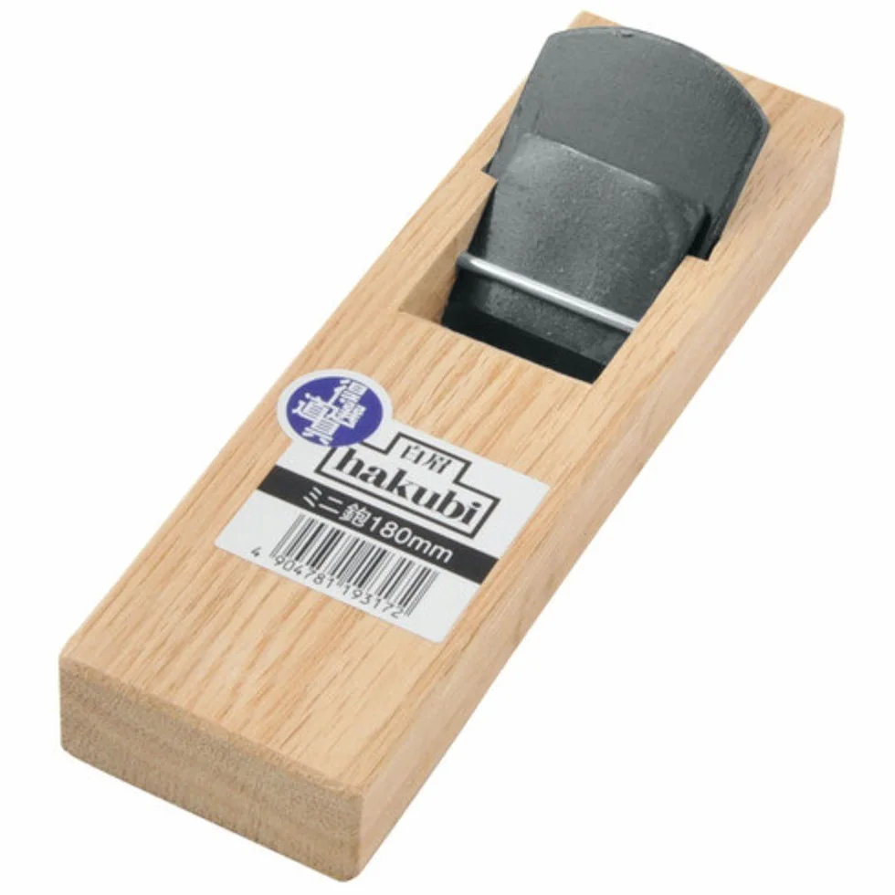HAKUBI Japanese Mini Wood Block Plane KANNA 42mm x 180mm Carpenter's Tool by Hakubi