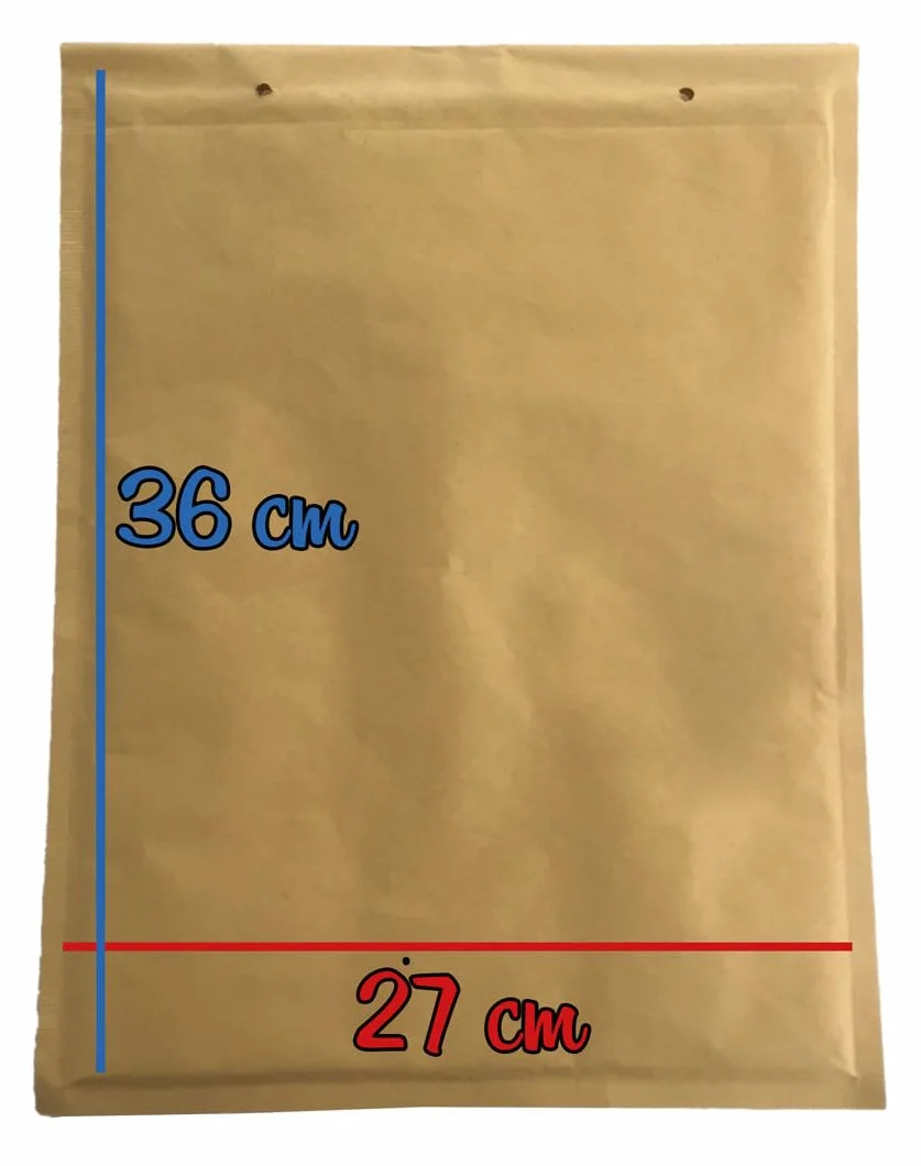 Sobres Acolchados con Burbuja 27x36cm Alto Gramaje Cierre Autoadhesivo Marrón 100 Unidades