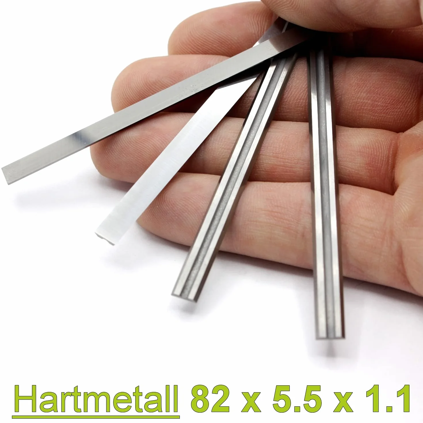 Bosch Hobel Pho 15 82/Pho 2 82/Pho 2000 HM Reversible Cuchillo 82 mm 4 pieza para Cepilladora Eléctrica