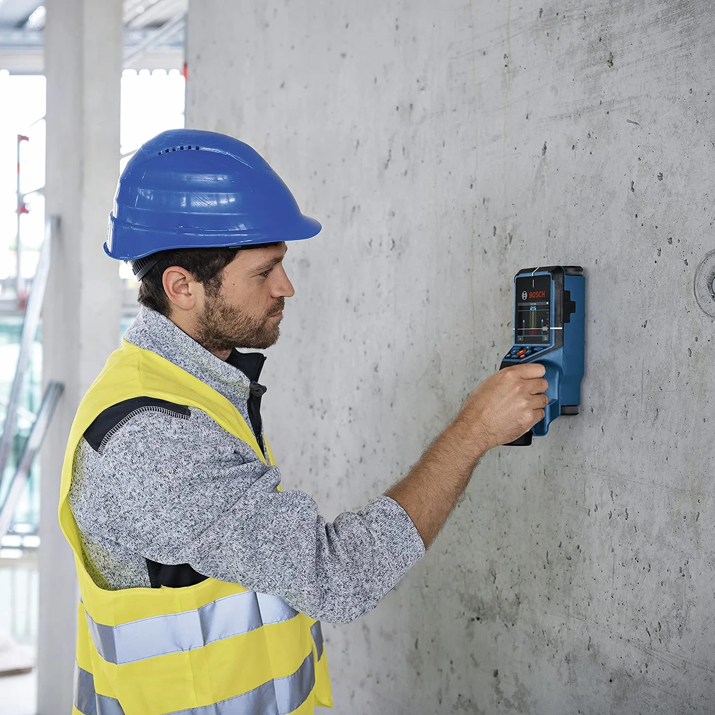 Bosch Professional 12V System Detector D-tect 200 C (2 baterías 12V, detección de Cables, tuberías de Metal y plástico, Pernos y cavidades; Cable USB-C™) - Amazon Exclusive Set