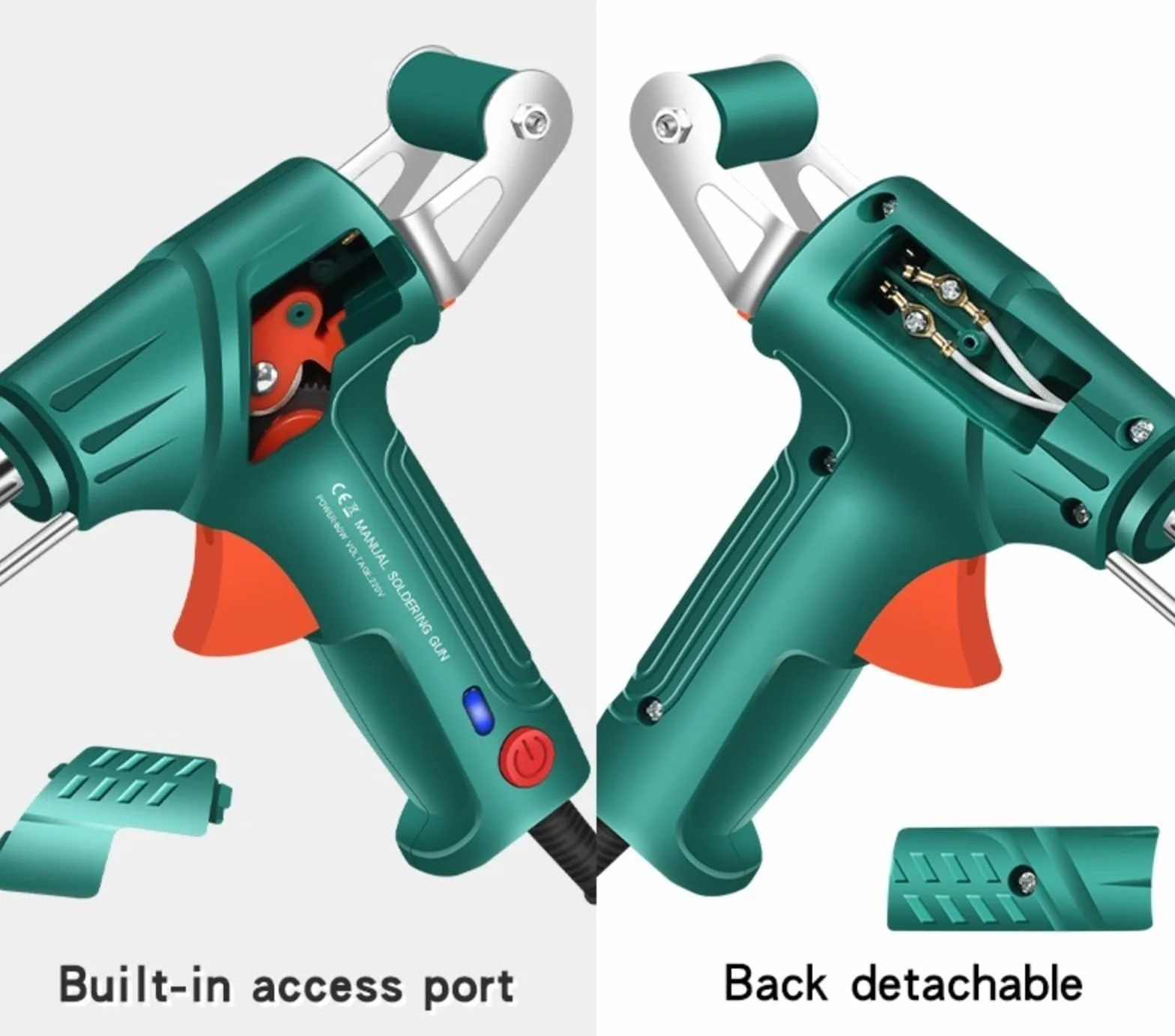 Soldador multifunción, herramientas de soldadura láser industrial con calentamiento interno, soldador automático con cable y calor interno,soldadora laser para metal, máquina de pistola soldadura