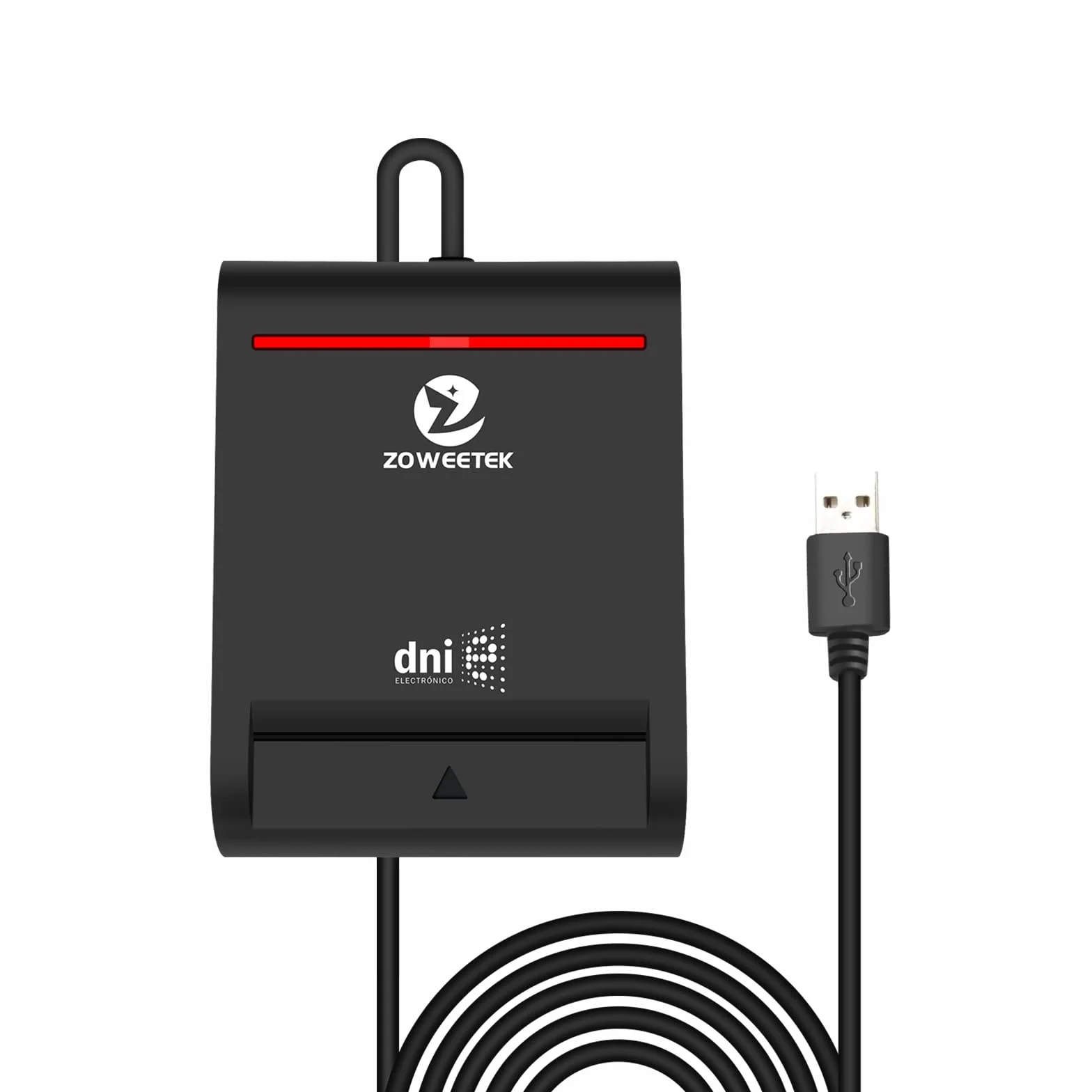 ZOWEETEK Lector de DNI Electrónico, Compatible con Todas las Tarjetas