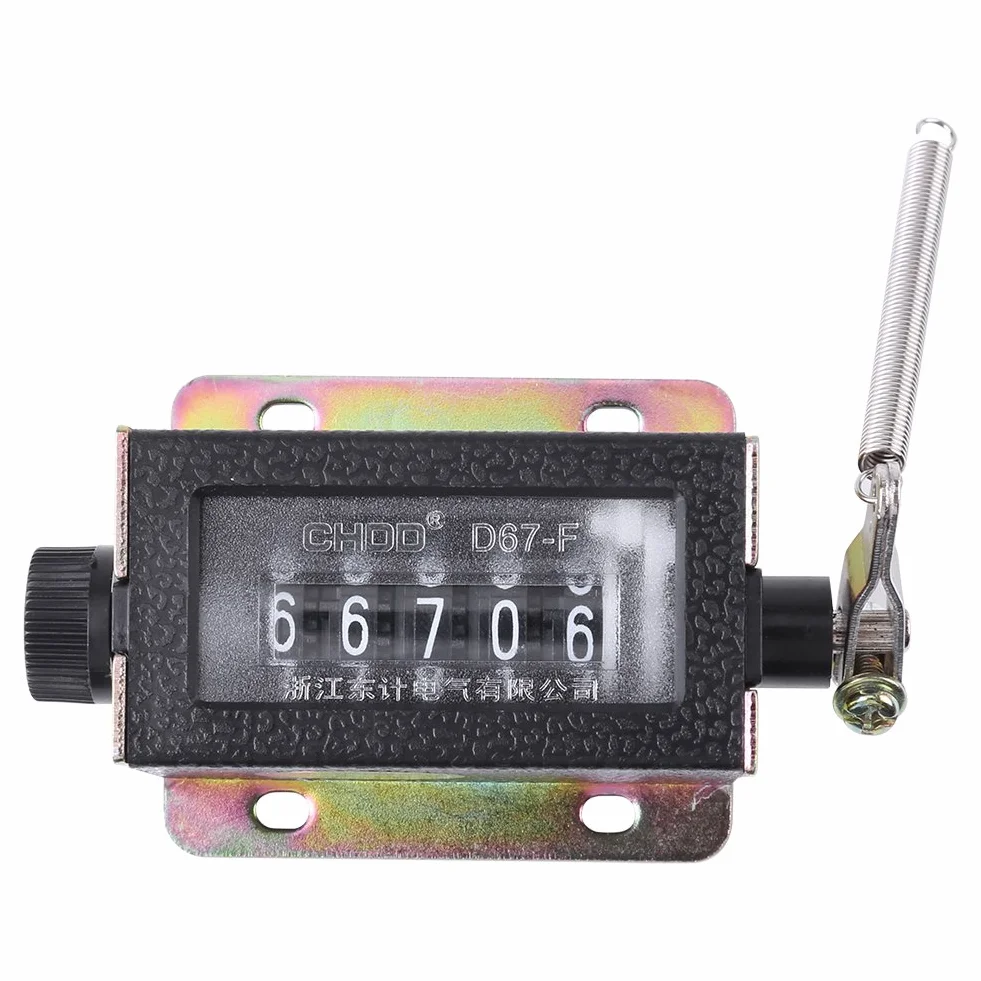 Contador Manual D67-F 5 Dígitos Mecanico Restablecible