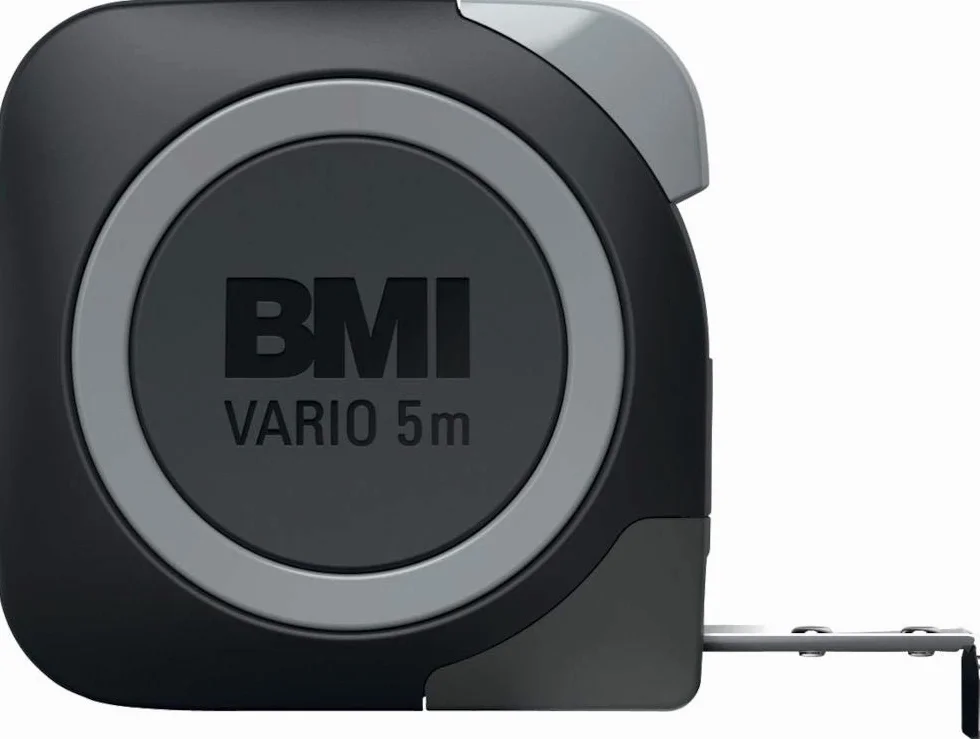 BMI 411543120 Vario - Cinta métrica de bolsillo (inoxidable, 5 m)