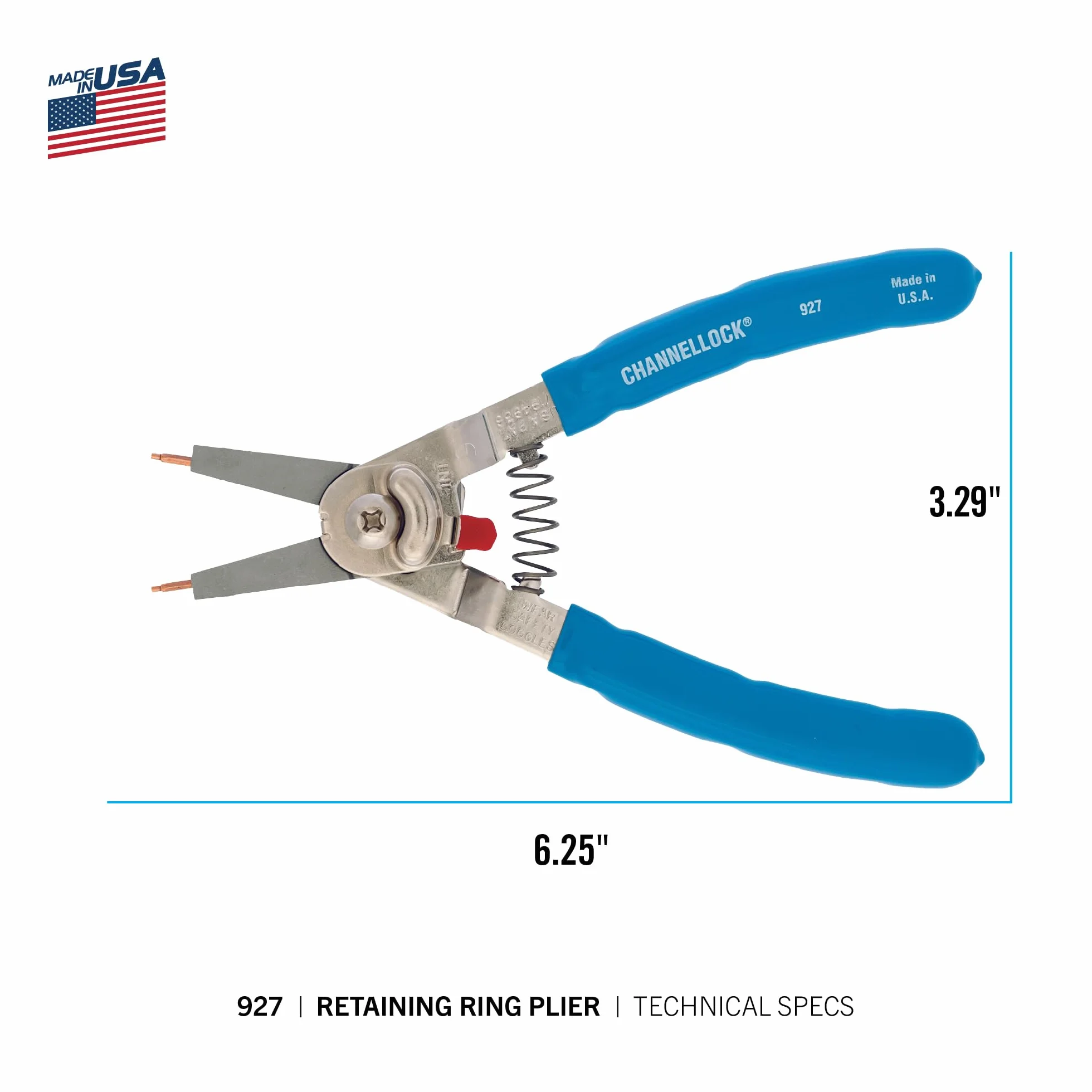Channellock Inc. 927 8 pulg anillos de retenci-n Alicates