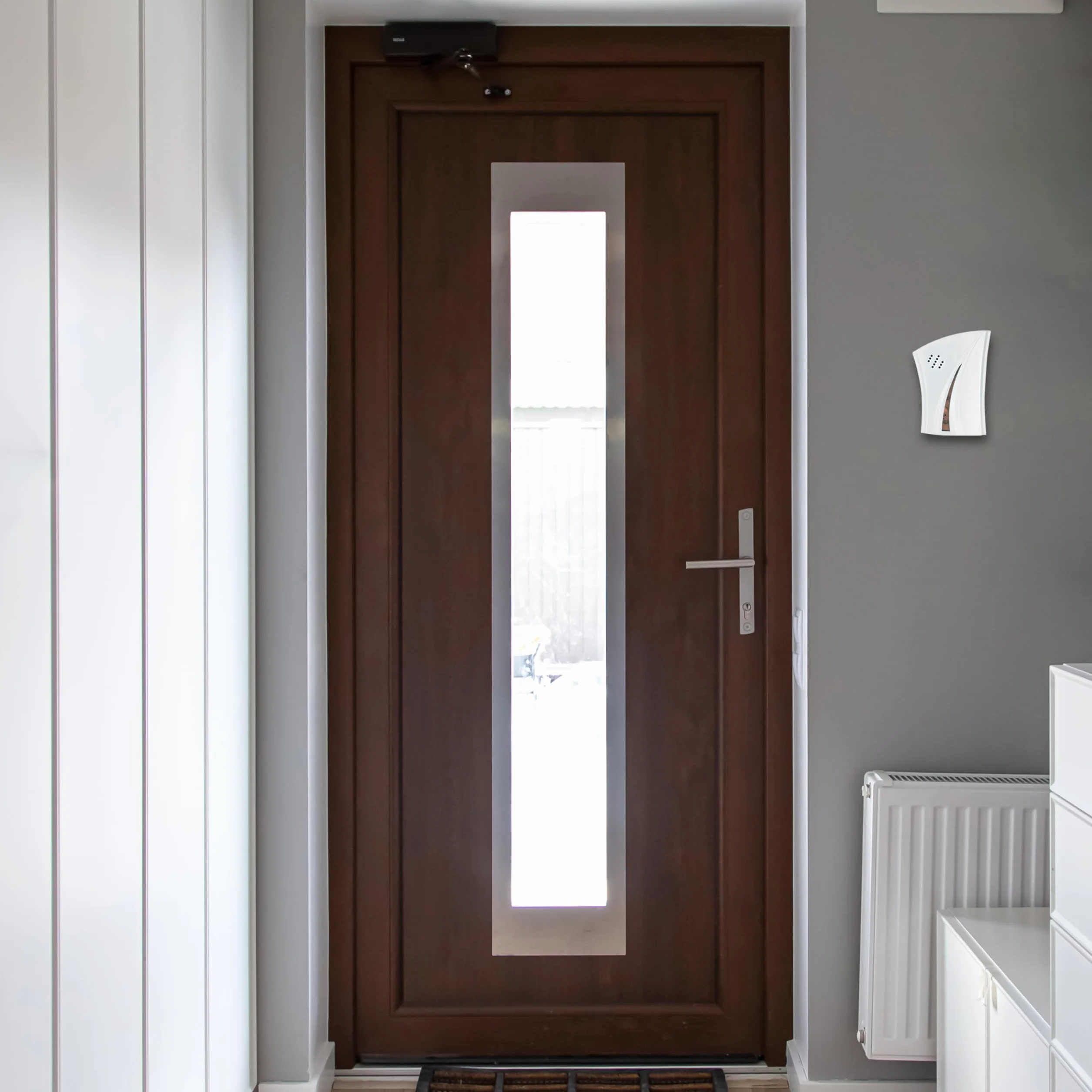 Retoo Timbre inalámbrico con alcance de 180 m y 32 melodías, timbre de puerta con niveles de volumen de 110 dB, timbre con receptor de enchufe, para apartamentos, jardín, juego de tonos de llamada