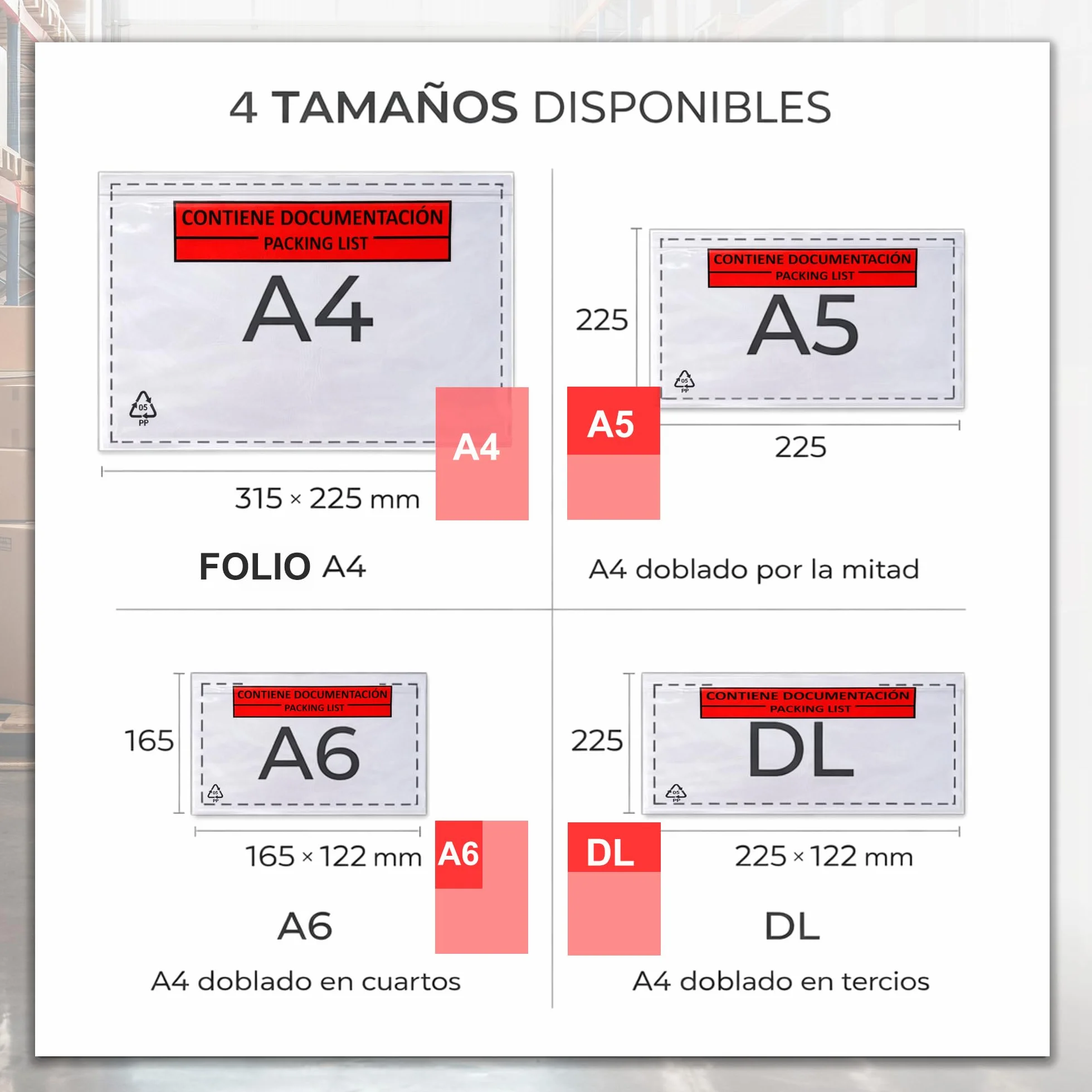 Sobres Papel A6 Portadocumentos Adhesivo 175x132mm 100 Unidades