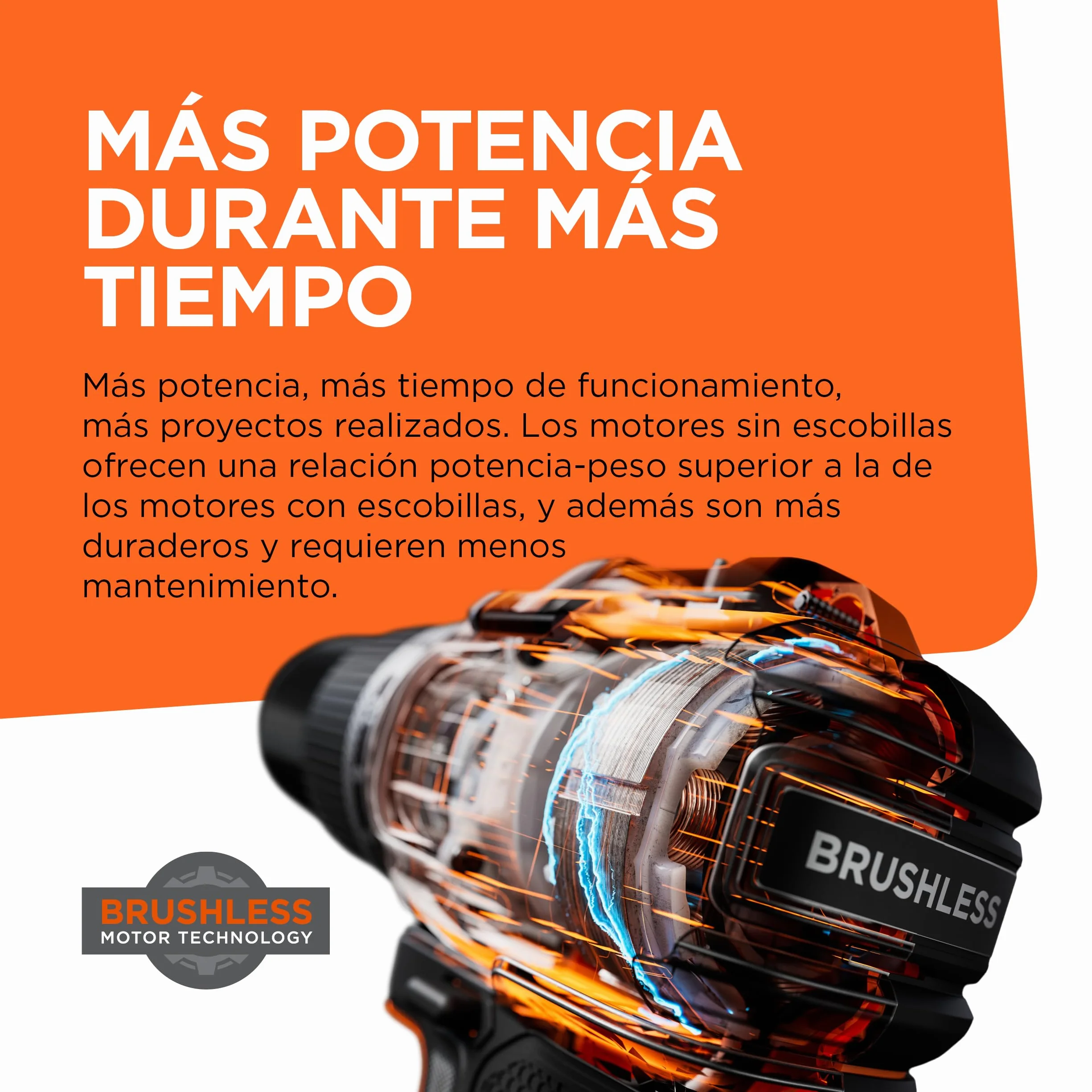 BLACK+DECKER Destornillador de impacto sin escobillas, unidad desnuda llave de impacto inalámbrica y 20 brocas, sin batería ni cargador, BLIM78NZ-XJ