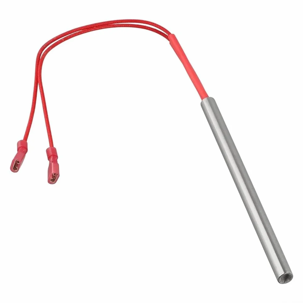 Barra de encendido de estufa de pellets de acero inoxidable de 300 W, 230 V, 9,5 mm de diámetro, 150 mm de longitud para modelos P6 P9 P12, pieza de calefacción eficiente