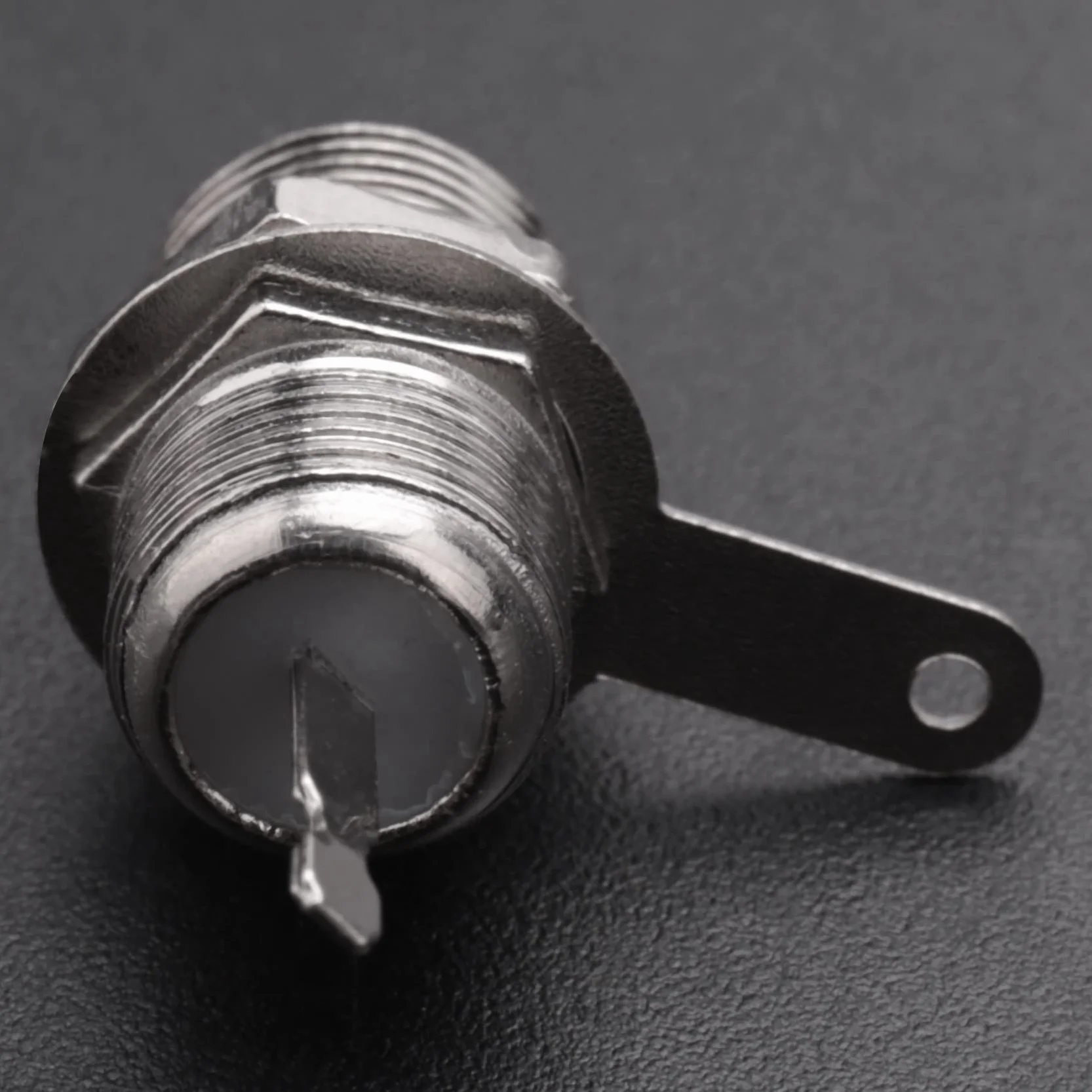 5pzs Adaptador de Conector de Soldadura Clavija Hembra Enchufe montado Panel de Tipo F