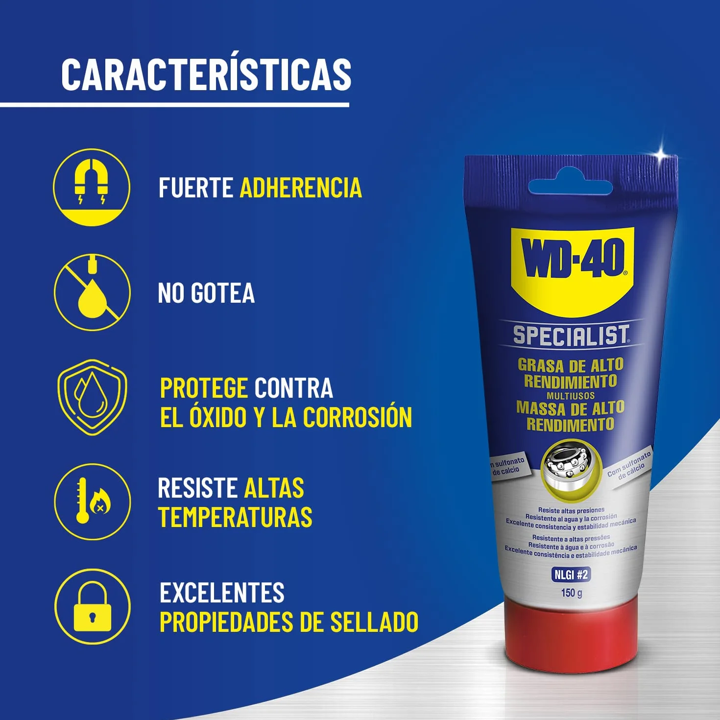 WD-40 Specialist - Grasa de alto rendimiento tubo 150gr