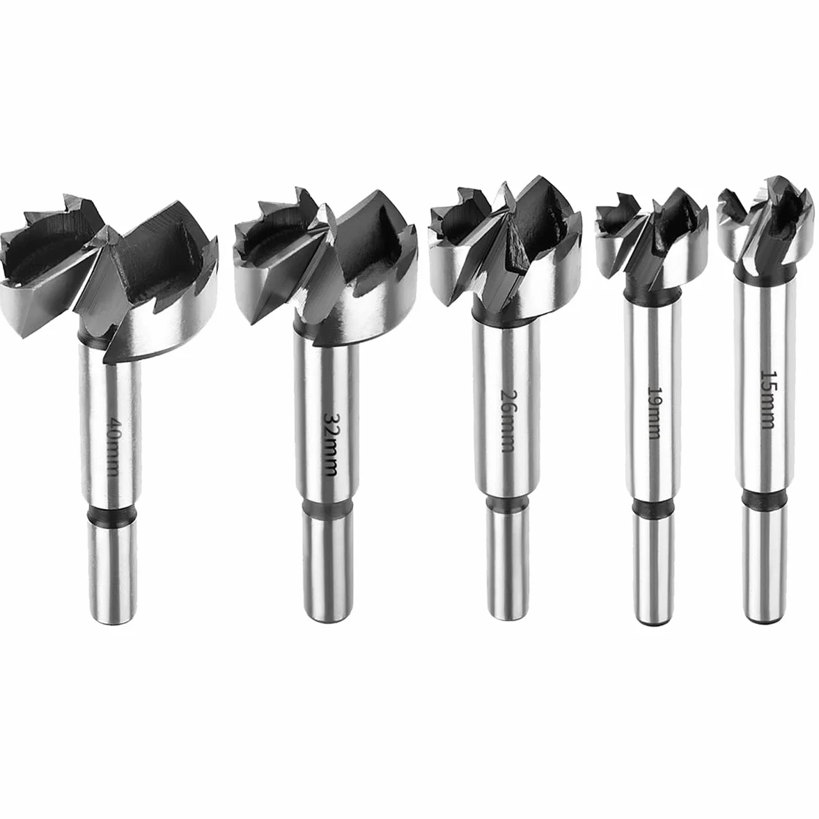 SUQIN Broca Forstner de 48mm Para Madera-Diámetro De 48mm Longitud 90mm Broca Fresadora Para Madera Con Eje Redondo Para Para Marcar y Taladrar Agujeros Para Bisagras
