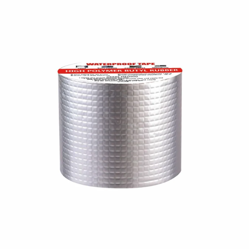 Cinta de butilo para reparación de fugas de techo, cinta de sellado impermeable de 50 mm x 5 m, cinta selladora autoadhesiva fuerte, tira a prueba de fugas para grietas en el techo, RV, HVAC,