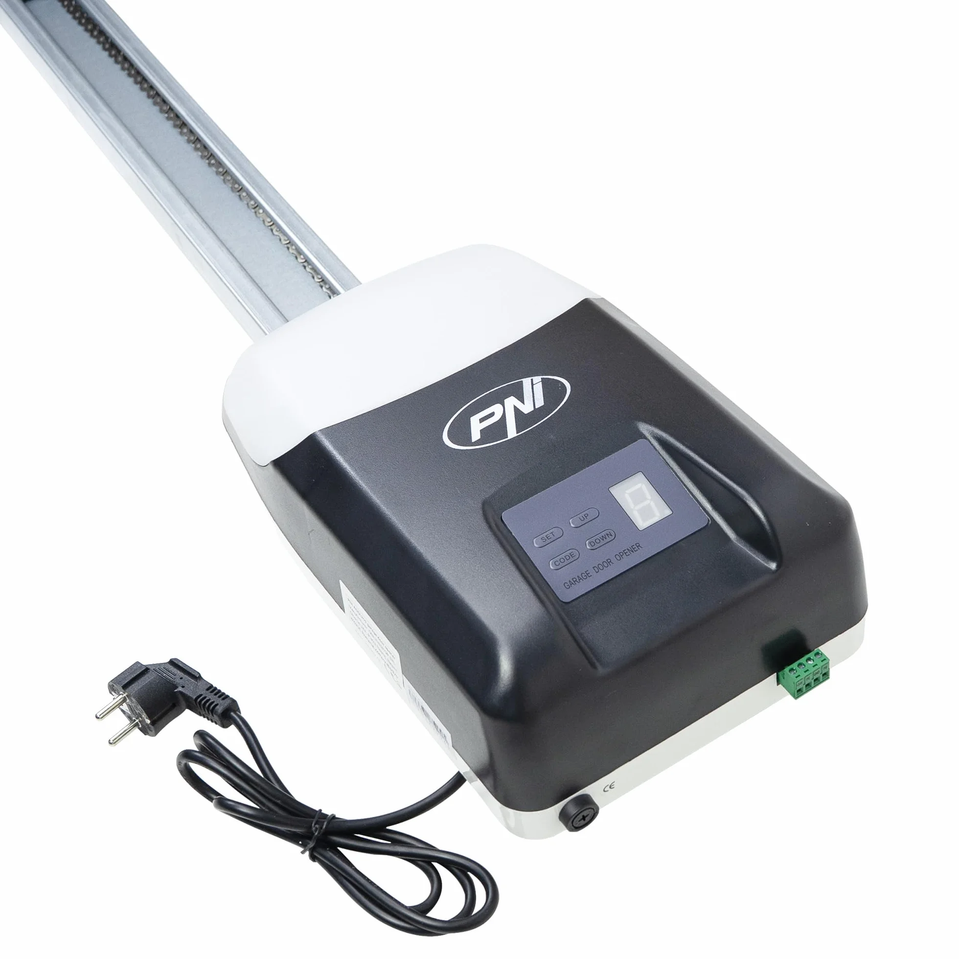 Kit de automatización de puerta de garaje PNI AGD1200, fuerza 1200N para puertas de garaje seccionales de hasta 17m2