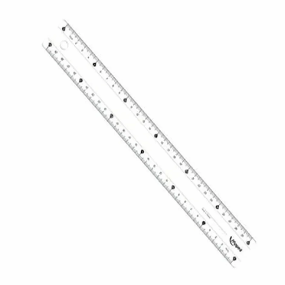 Maped - Material Escolar - Study Unbreakable - Regla Plana de 30 cm - Fabricada con Material Irrompible - Diseño Transparente con Doble Graduación Grabada