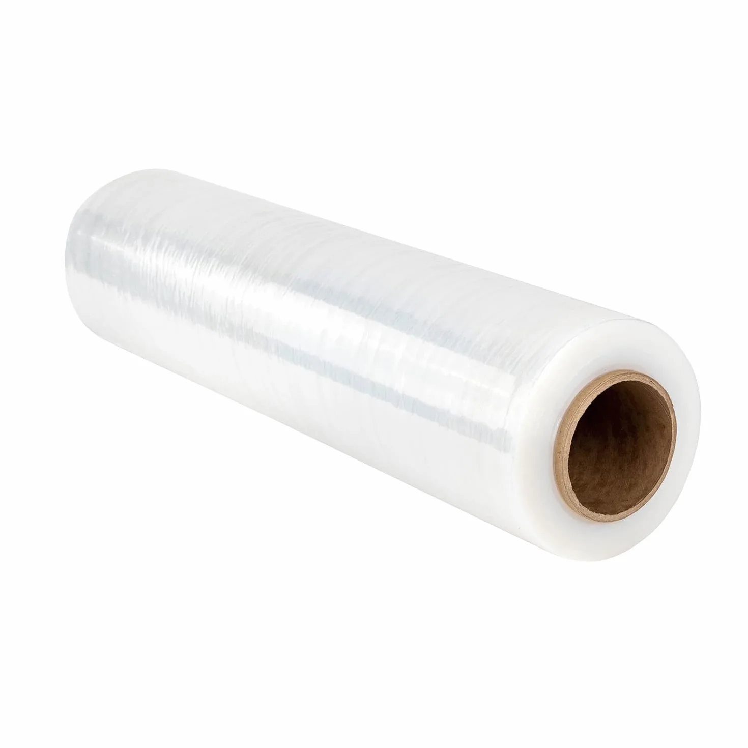 Film para Embalaje Industrial y Paletizar, Rollo de Papel Film Resistente de Plástico con Alta Elasticidad, Transparente, 1 Unidad ECO