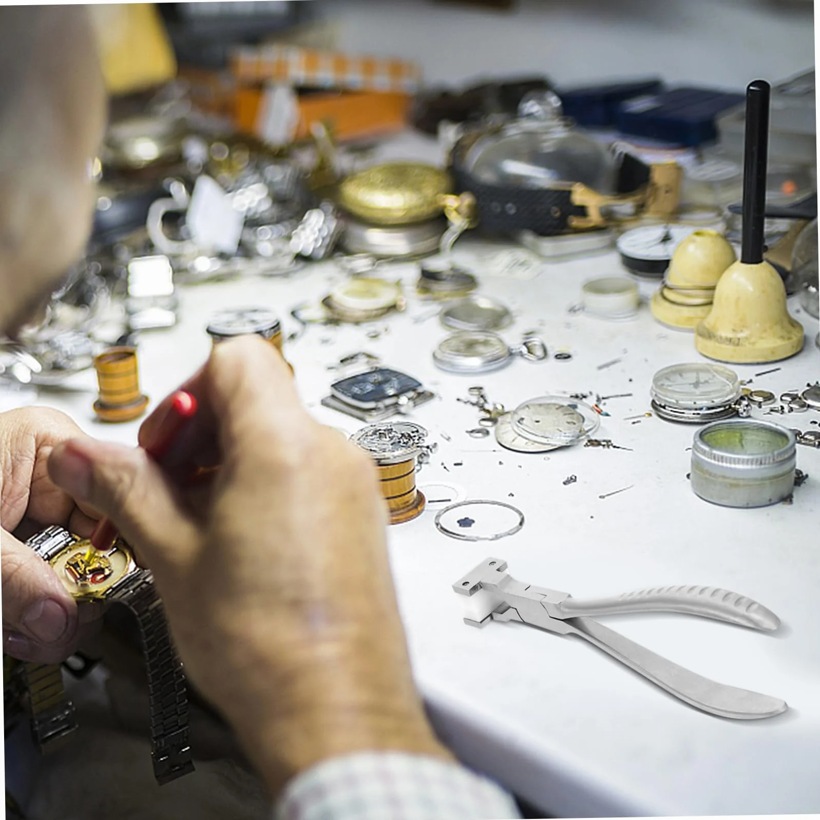 OSALADI Alicates De Ajuste De Monturas De Gafas Perfectos Para Ópticas y Particulares